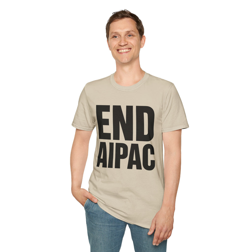 END AIPAC Bold Protest T-Shirt