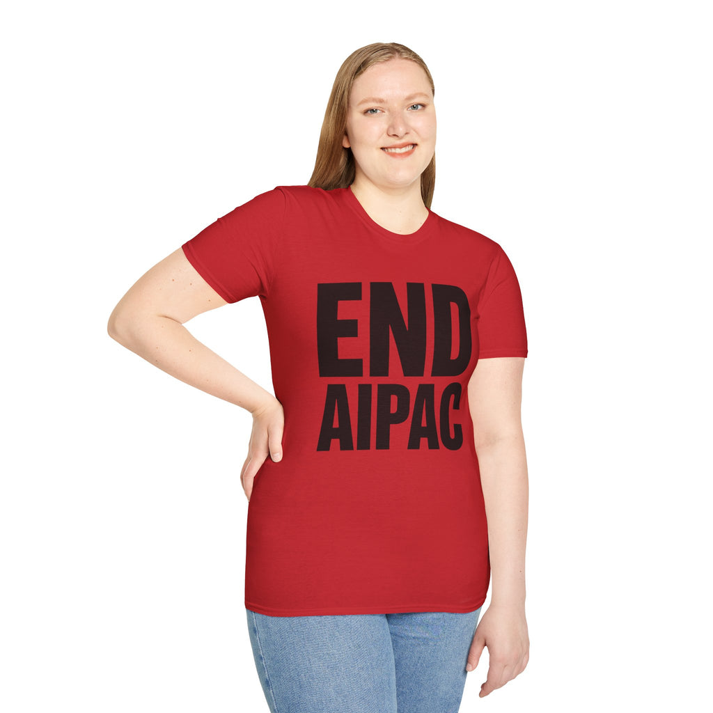 END AIPAC Bold Protest T-Shirt