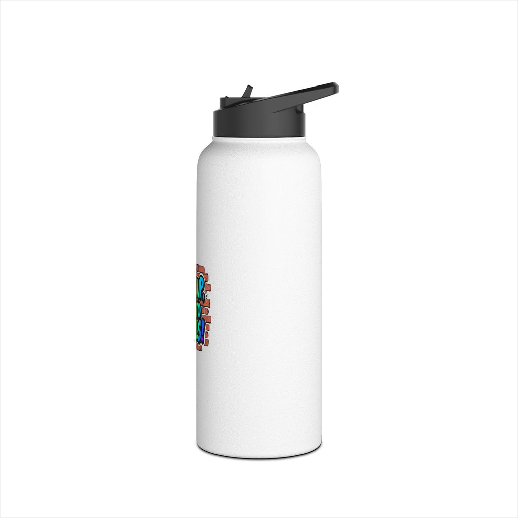 Teaching While Queer Stainless Steel Water Bottle - Perfect for Educators and Allies - EqualiTees.Me