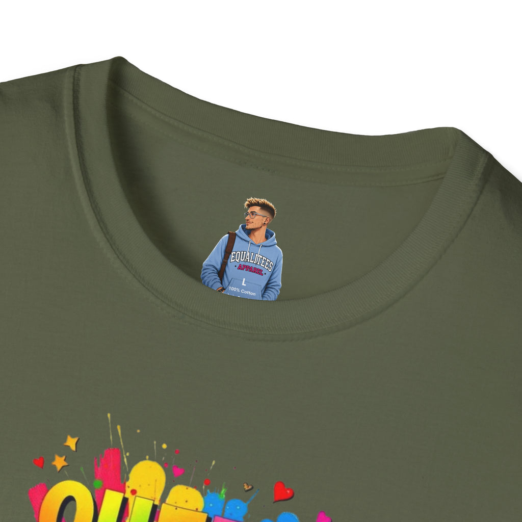 Queer Kids Matter Unisex Softstyle T-Shirt - Celebrate Inclusivity & Pride