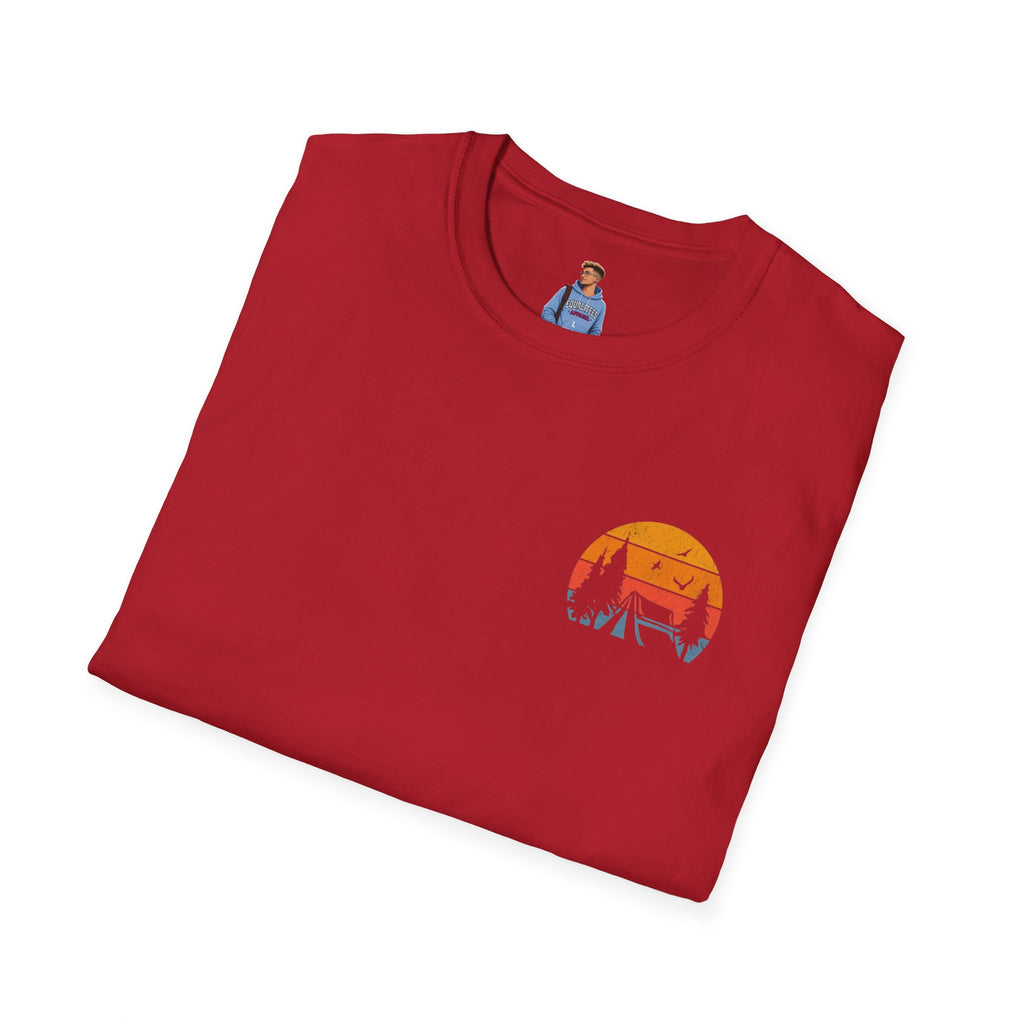 Unisex Softstyle T-Shirt - 'I'd Rather Be Camping' Adventure Tee