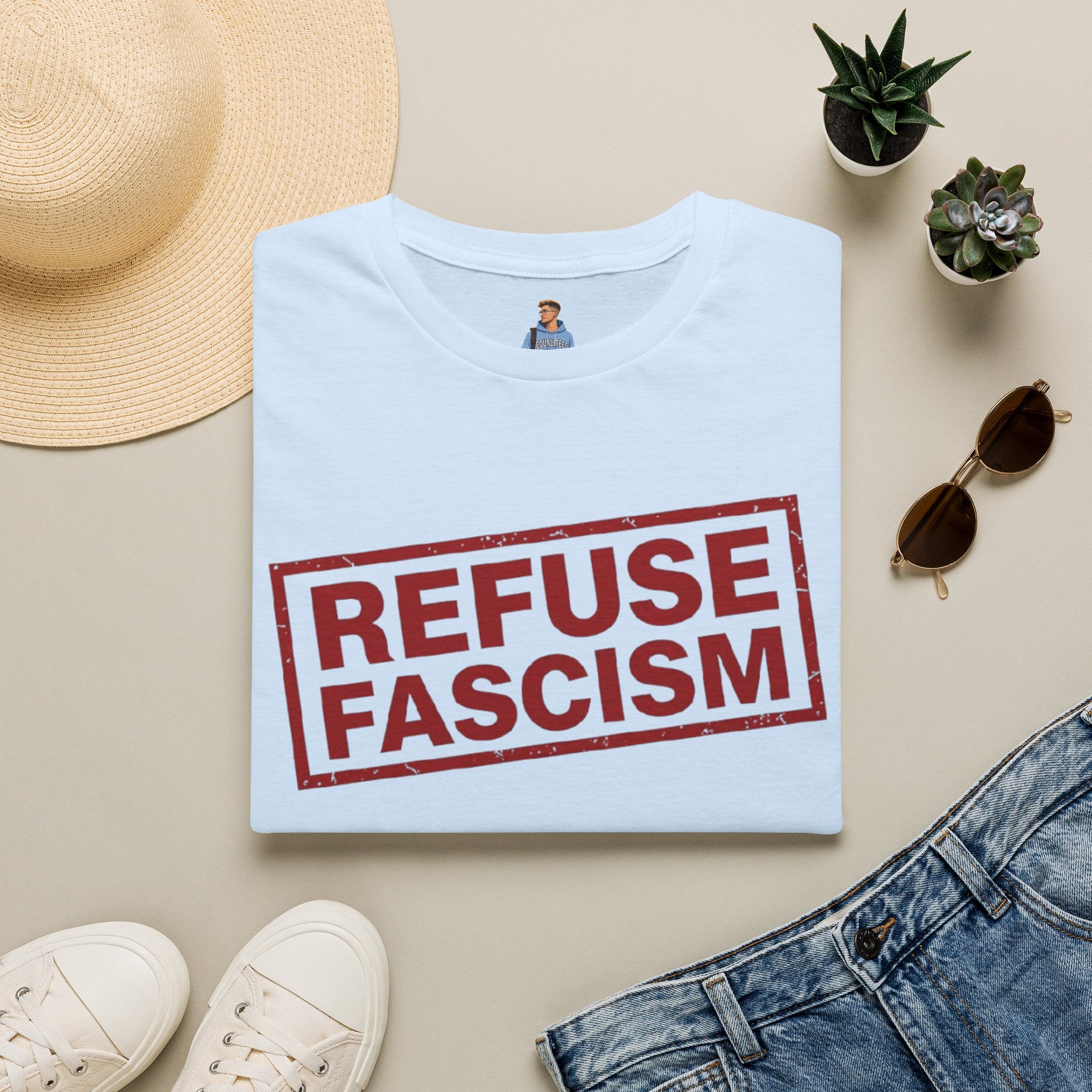 Refuse Fascism Political Activism T-Shirt