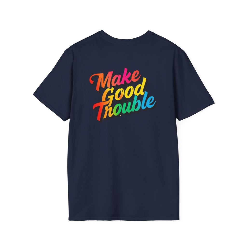 Make Good Trouble' Rainbow T-Shirt