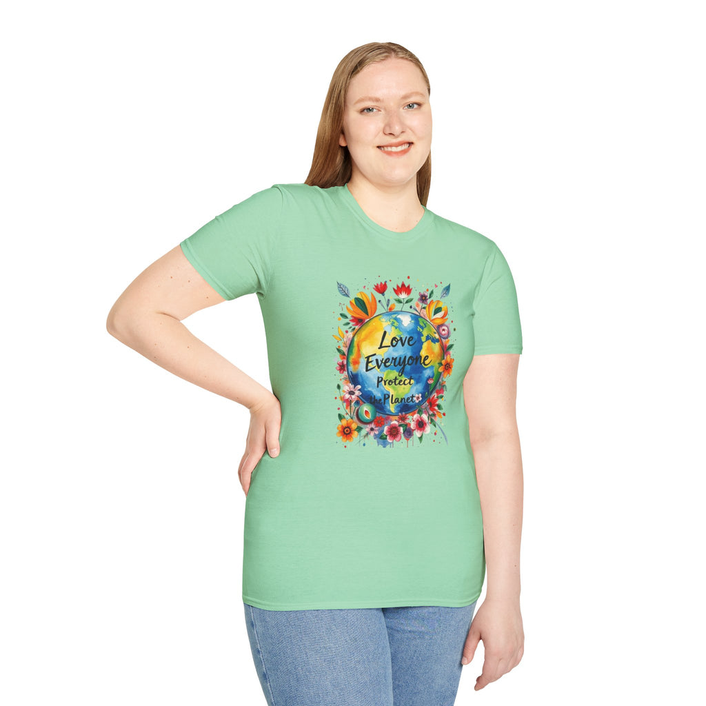 Love Everyone Protect The Planet T-Shirt