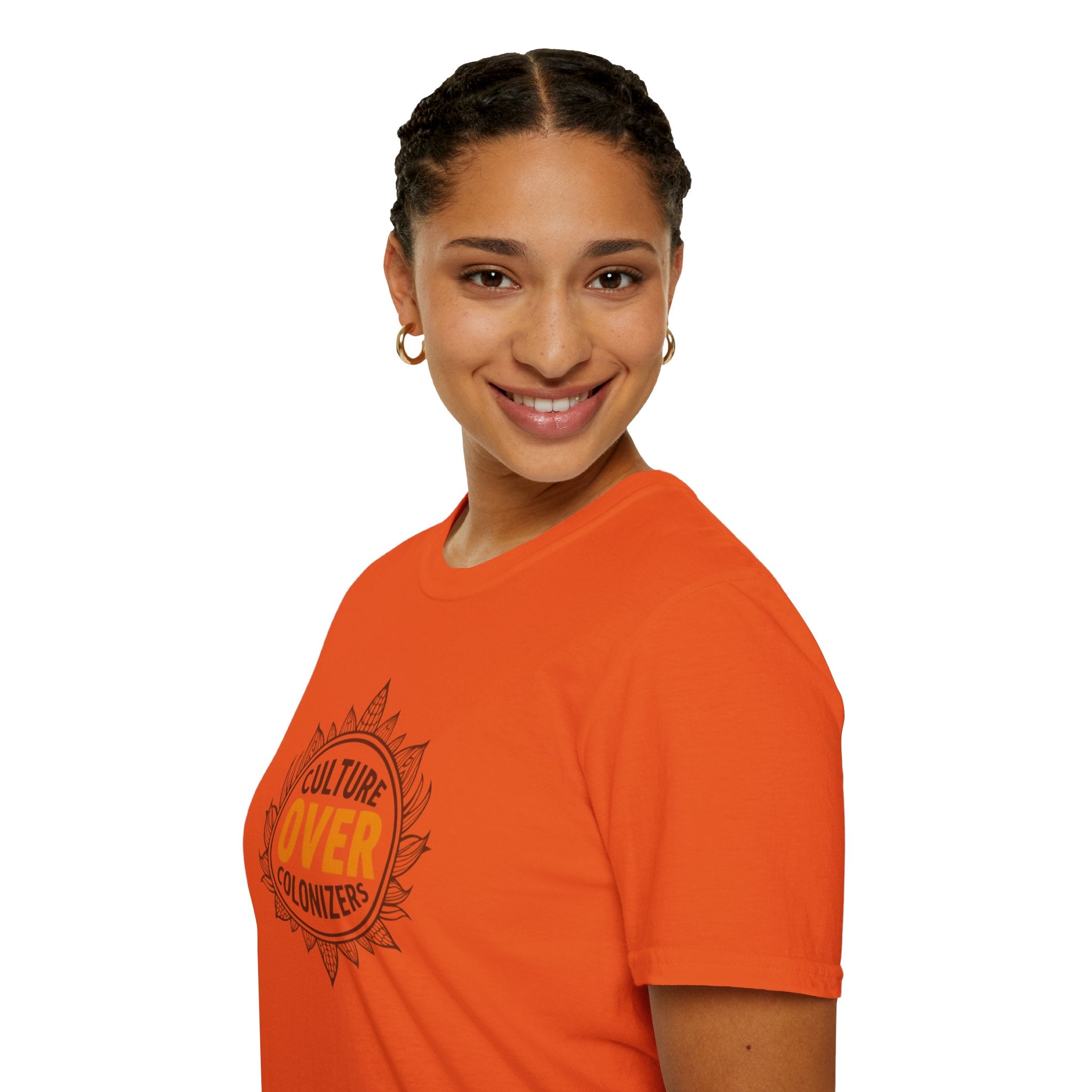 Culture Over Colonizers Unisex Softstyle T-Shirt