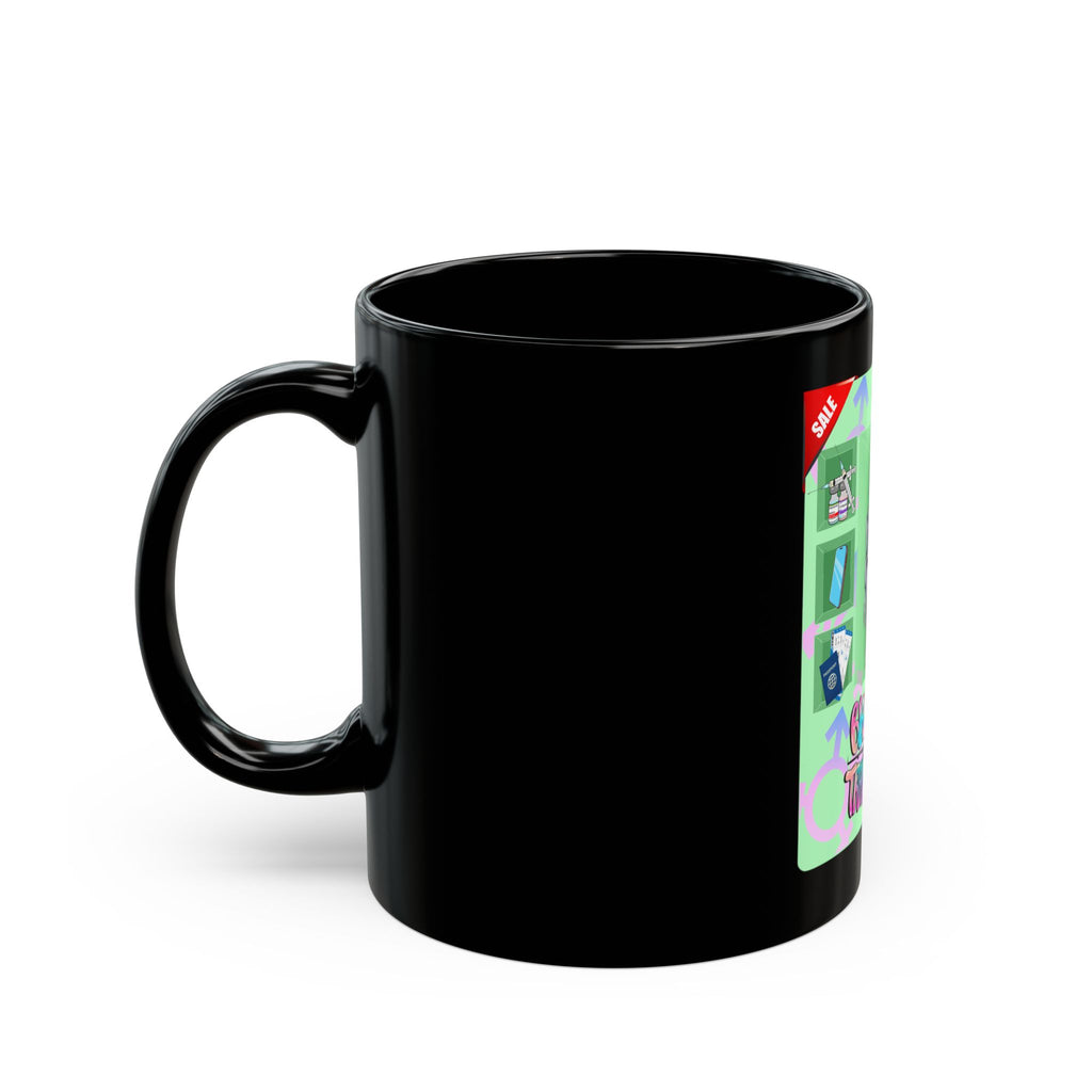 BTTF - Black Trans Travel Fund Black Ceramic Mug 11oz/15oz