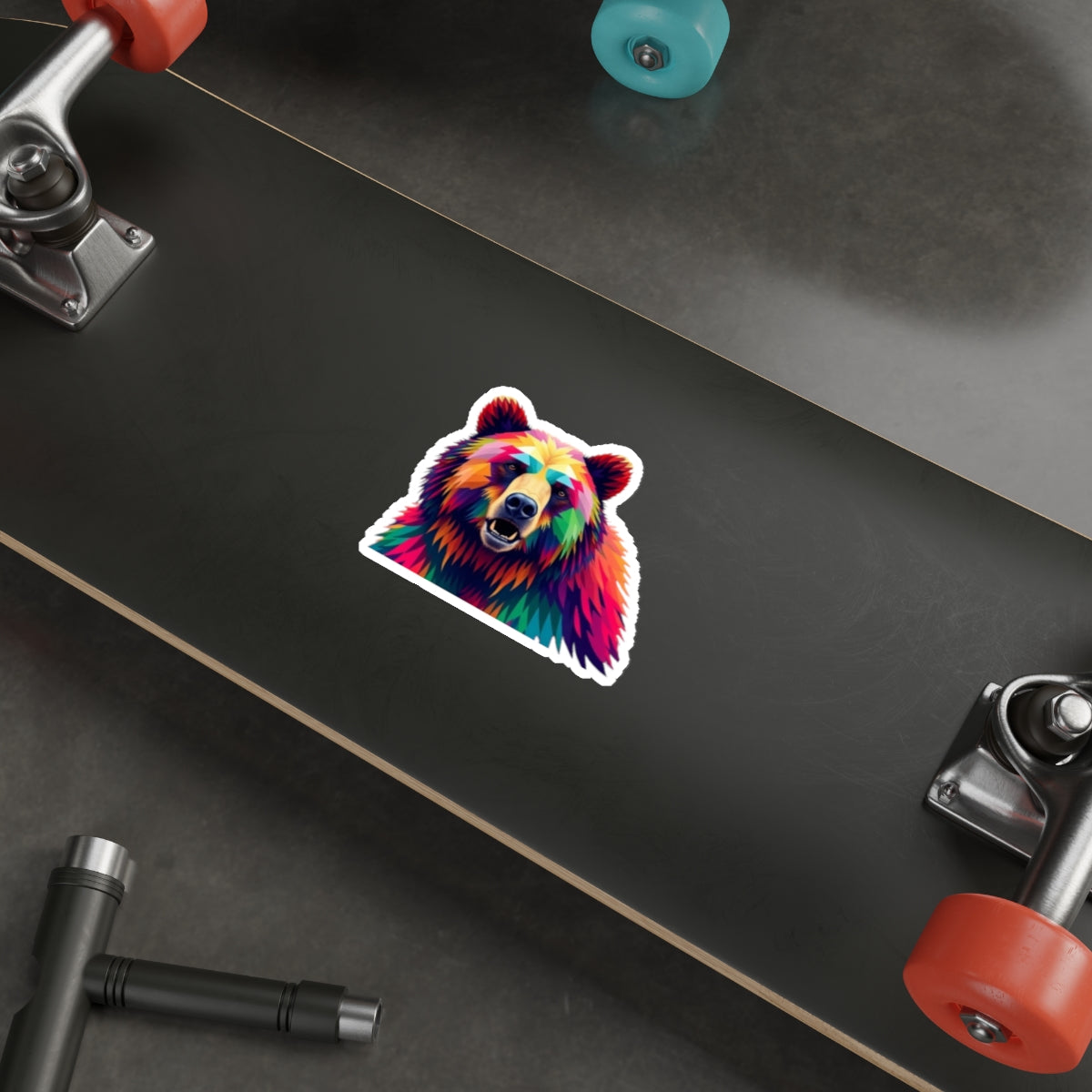 Die-Cut Stickers - Pride Bear - EqualiTees.Me