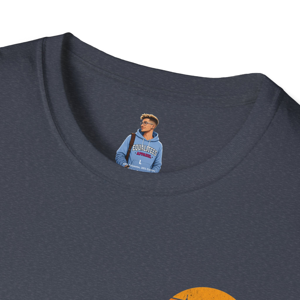 Unisex Softstyle T-Shirt - 'I'd Rather Be Camping' Adventure Tee