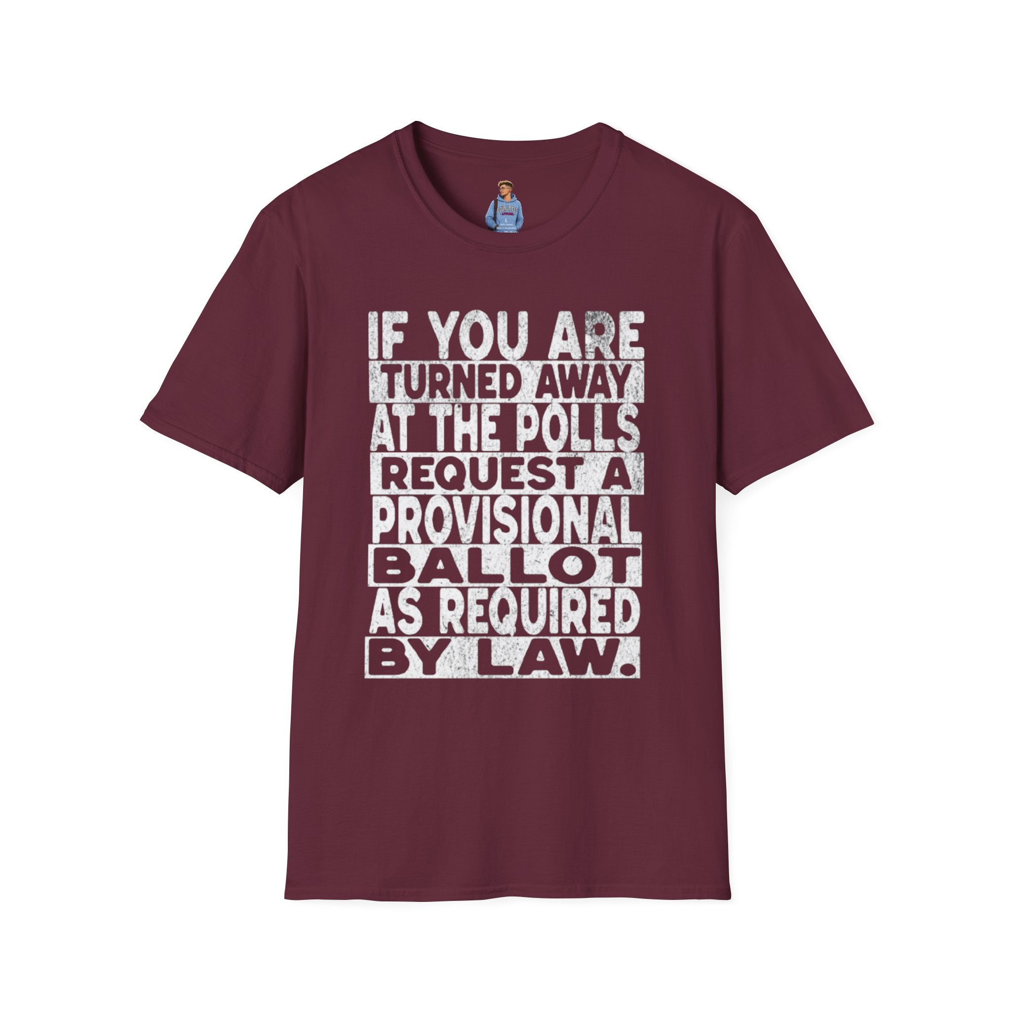 Know Your Rights Voter English T-Shirt