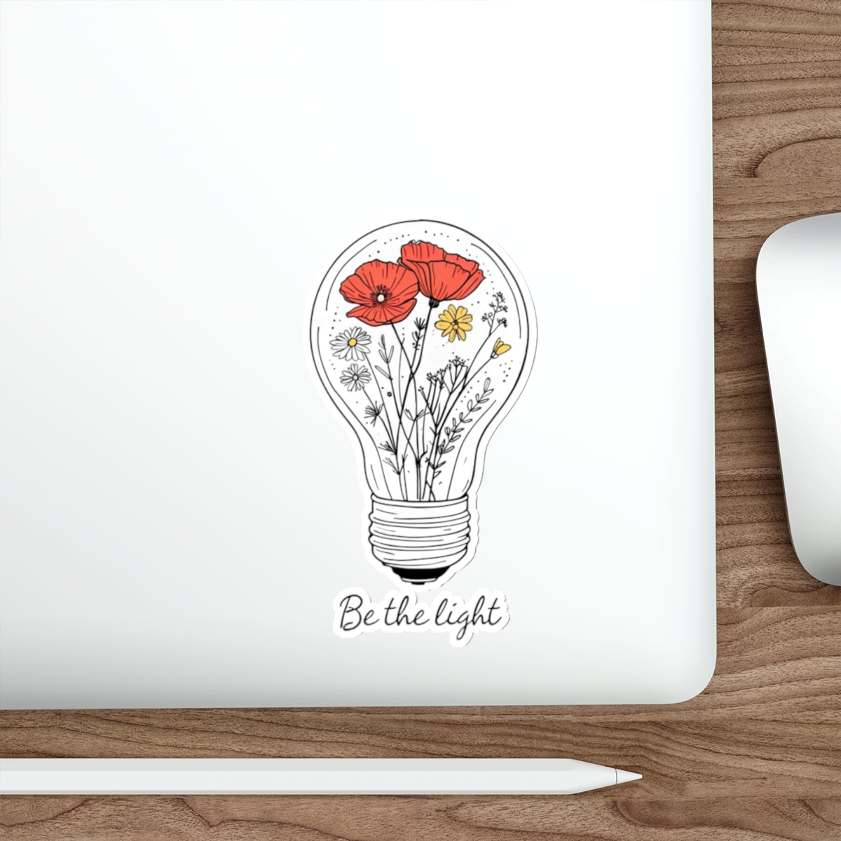 Die-Cut Stickers - Be The Light - EqualiTees.Me