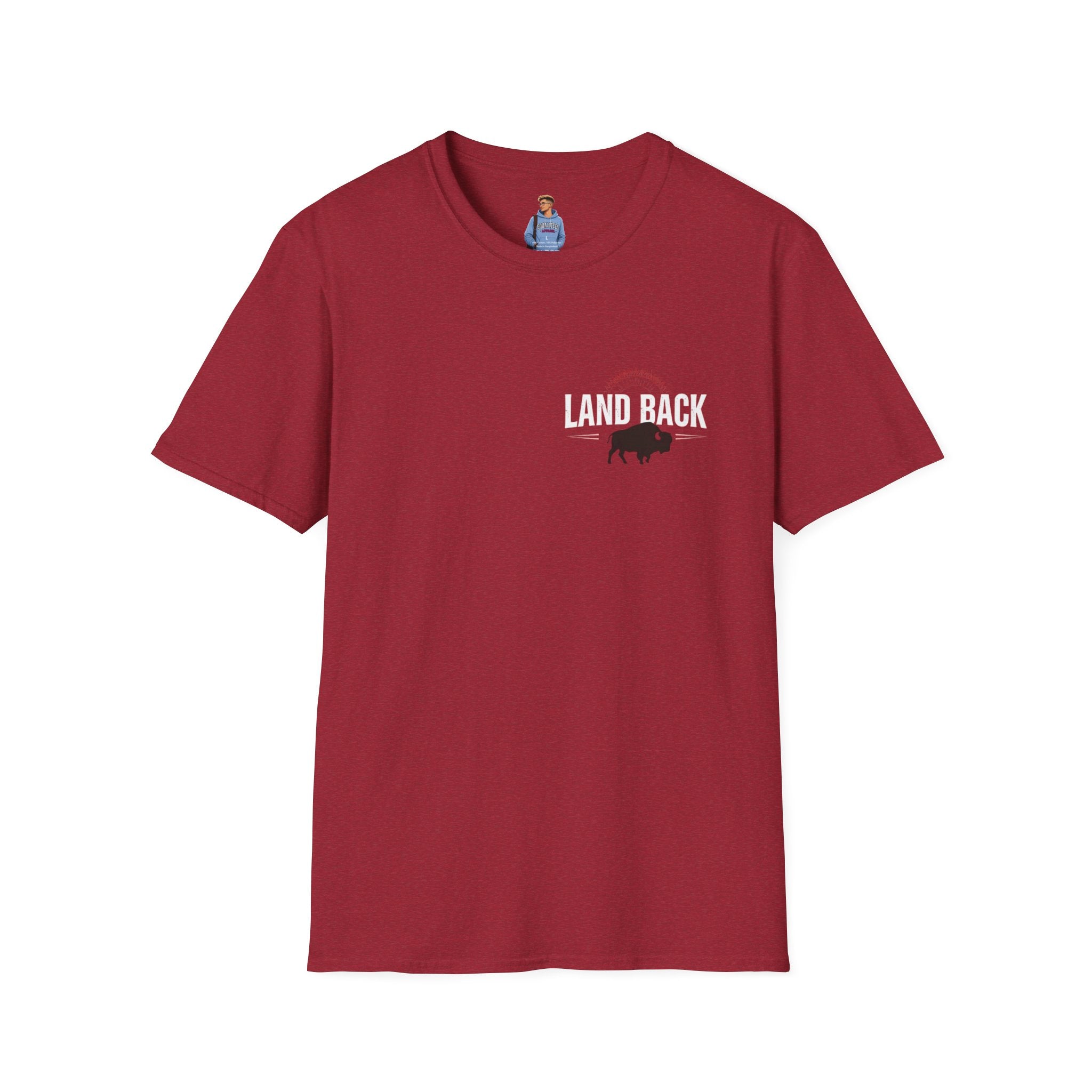 'Land Back' Unisex Softstyle T-shirt