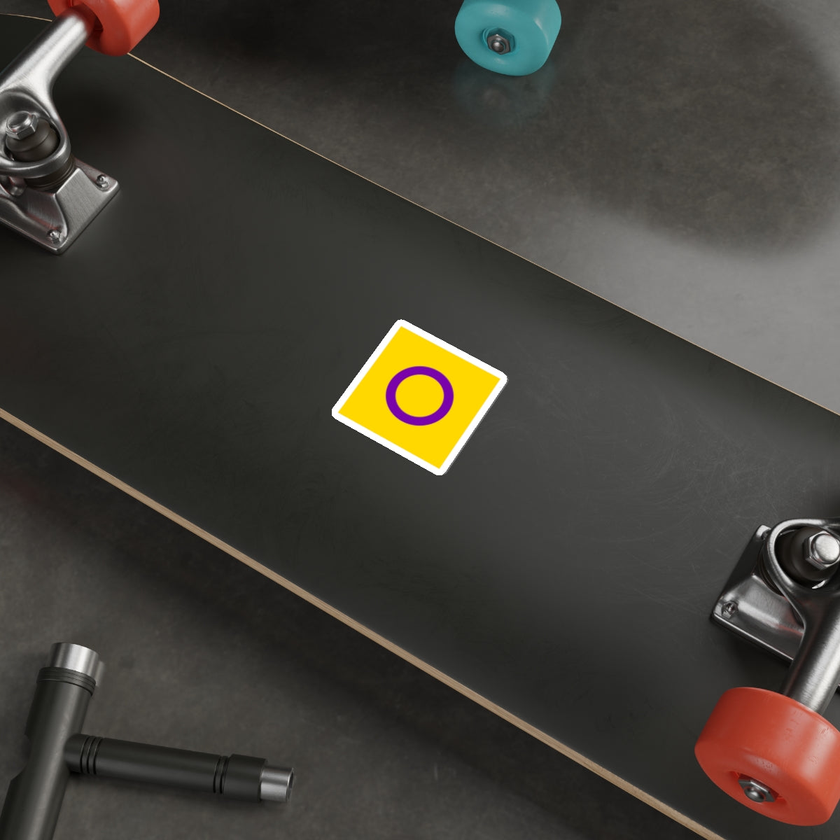 Intersex Pride Flag Die-Cut Sticker - EqualiTees.Me