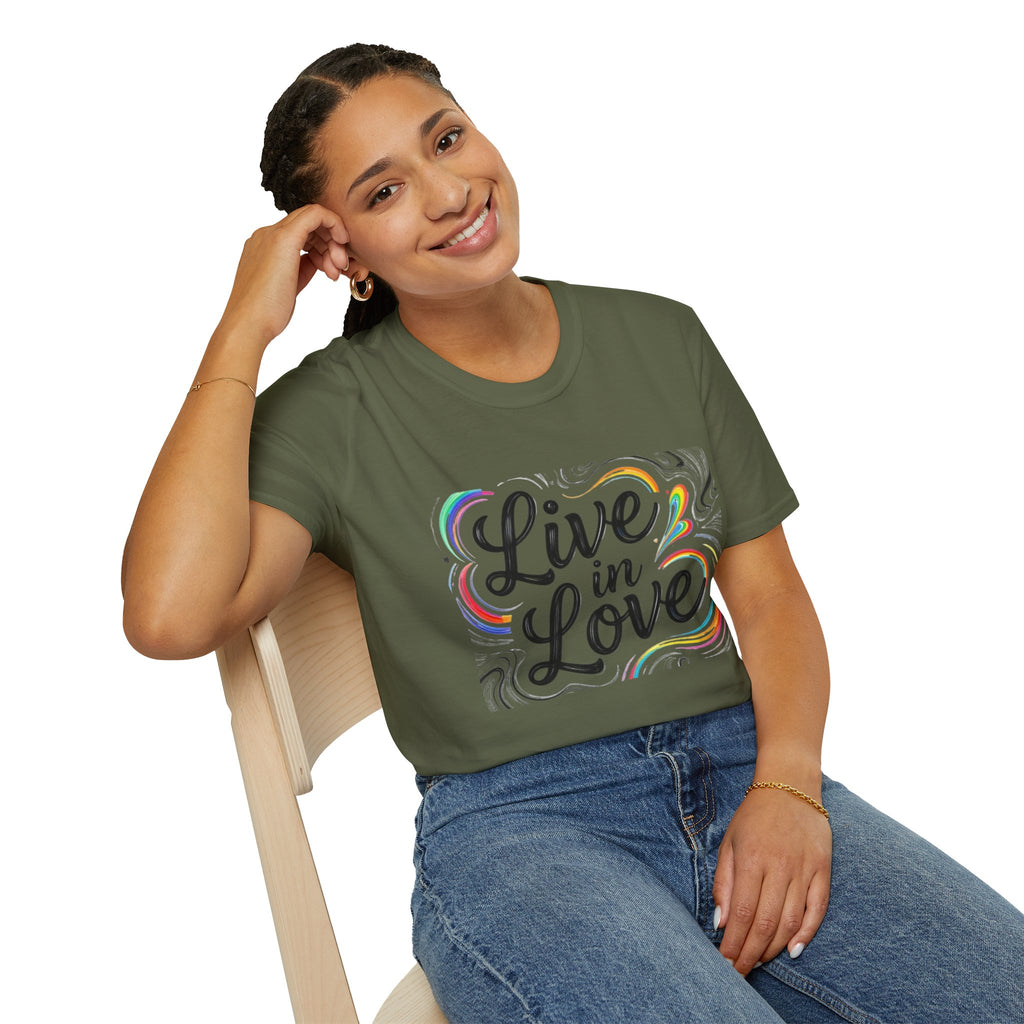 Live in Love Inspirational T-Shirt
