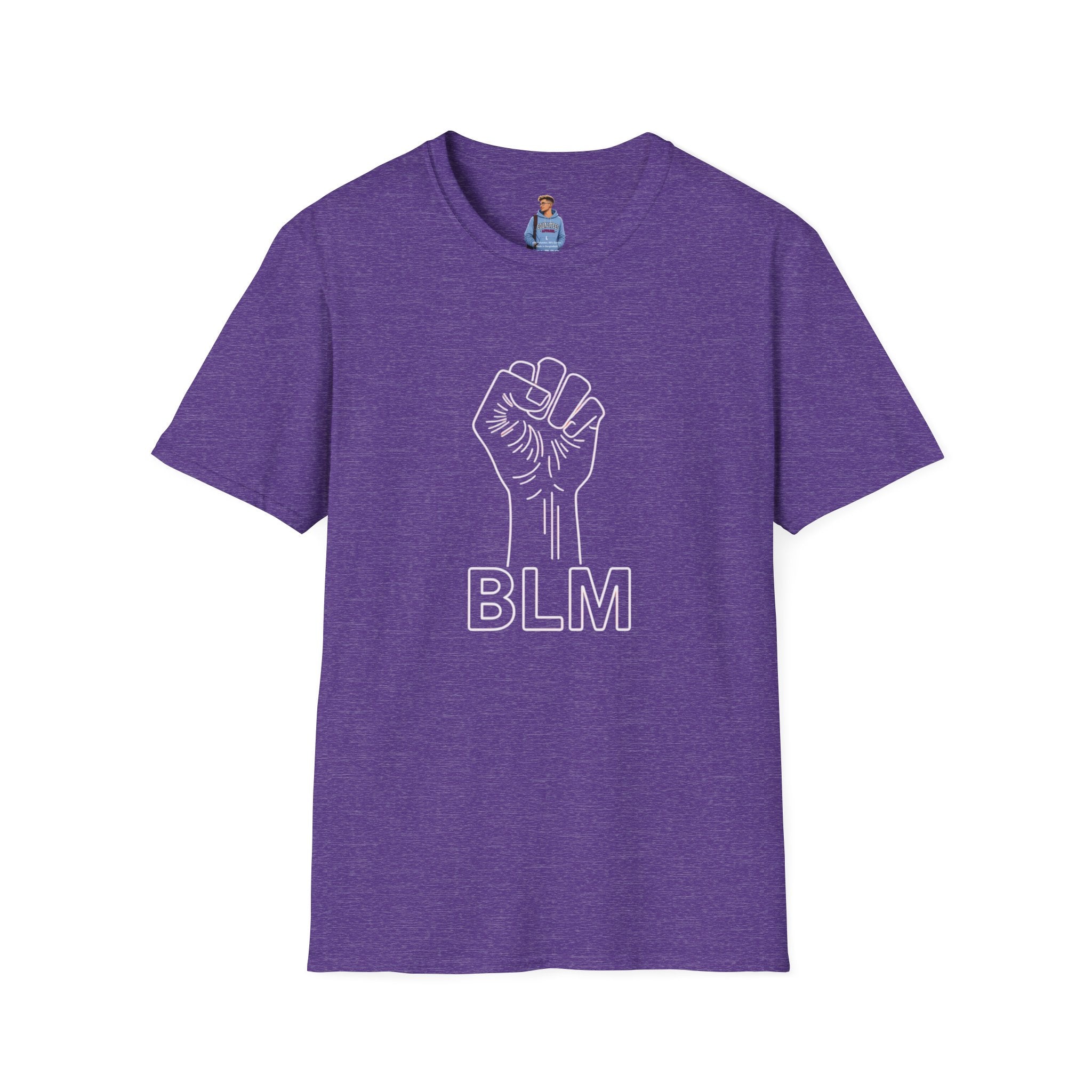 BLM Unisex Softstyle T-Shirt - Celebrate Equality and Justice