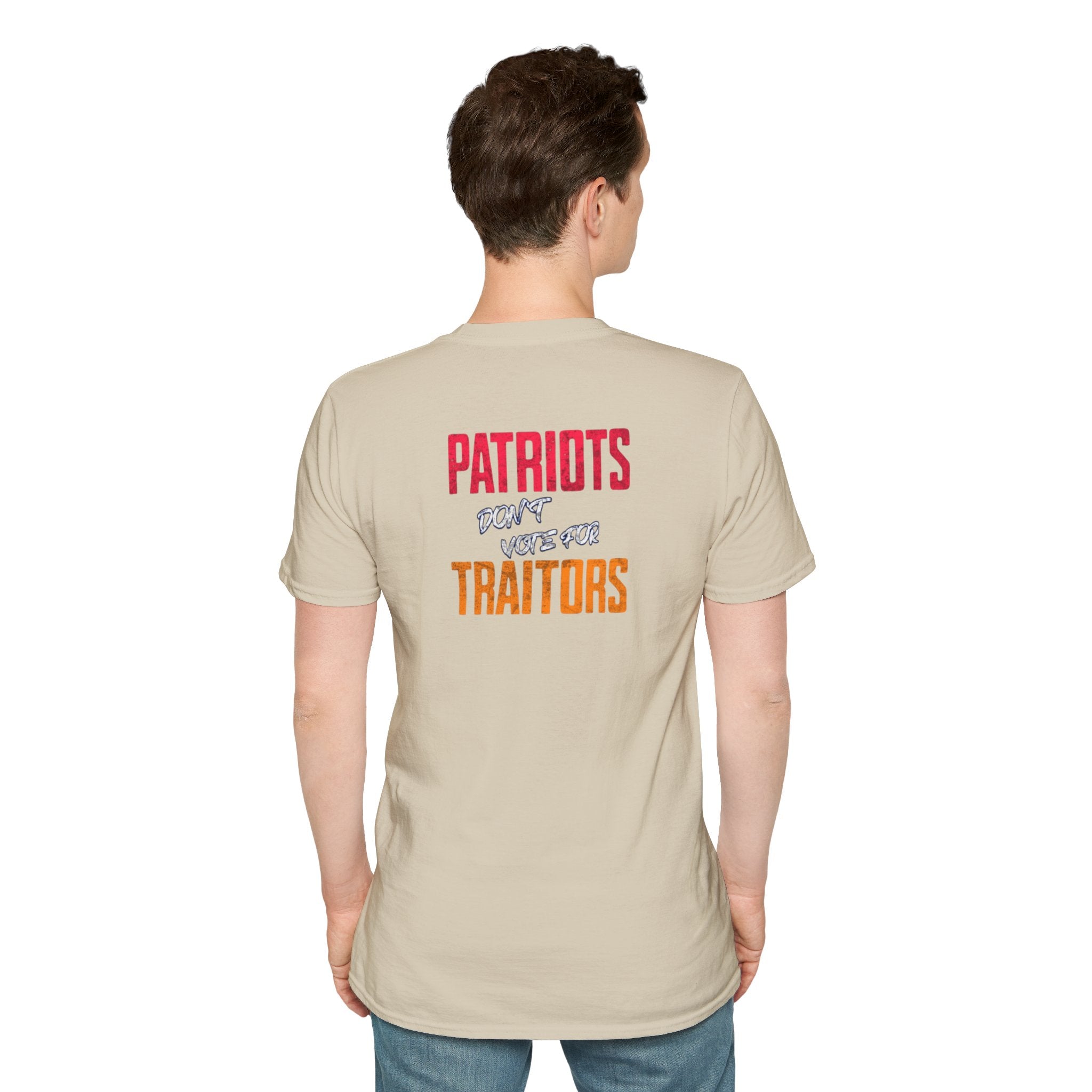 Americans Against MAGA Red Patriots Unisex Softstyle T-Shirt