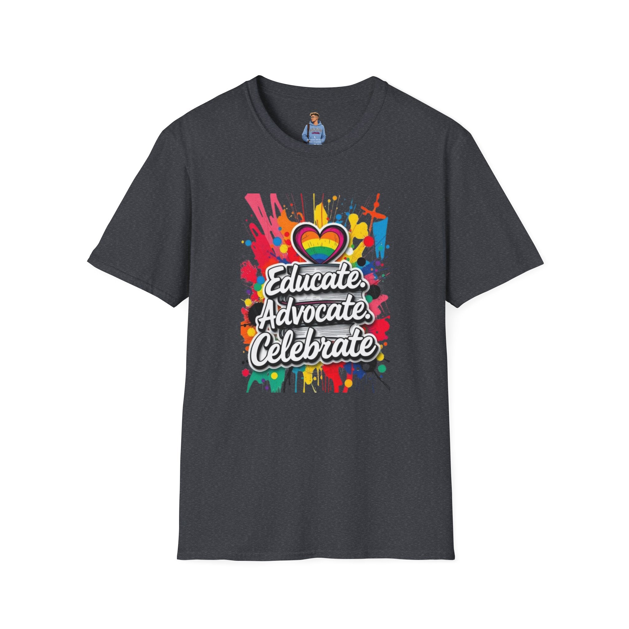 Educate Advocate Celebrate T-Shirt