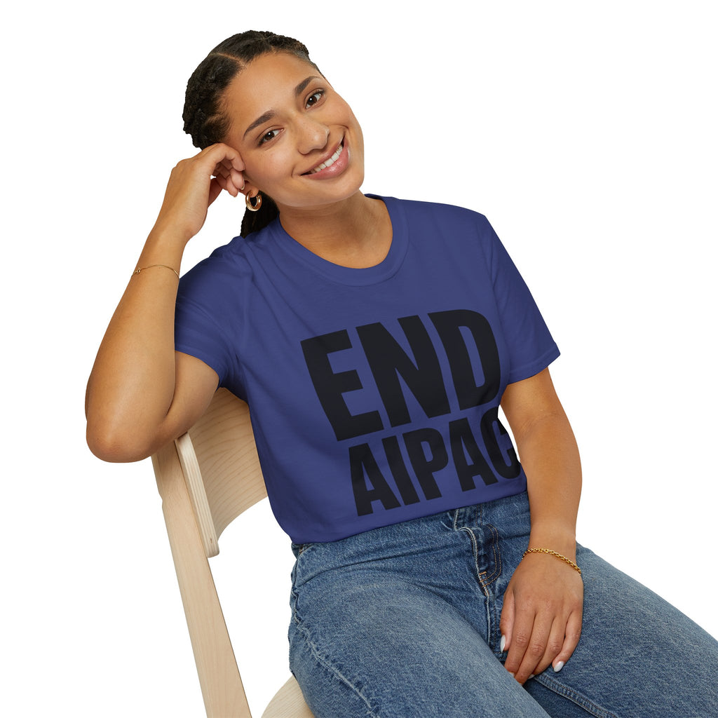 END AIPAC Bold Protest T-Shirt
