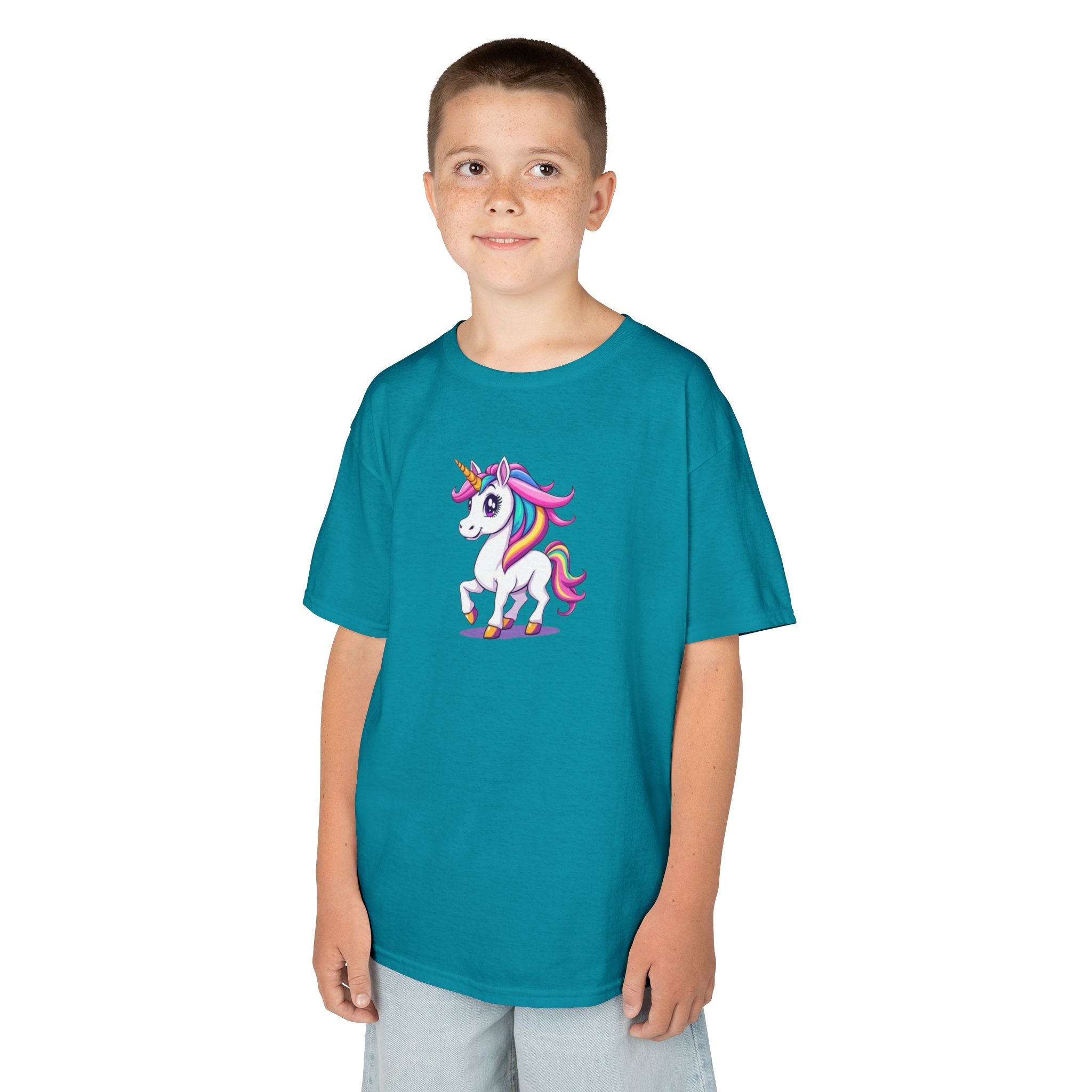 Camiseta de algodón pesado para niños Unicorn Kids