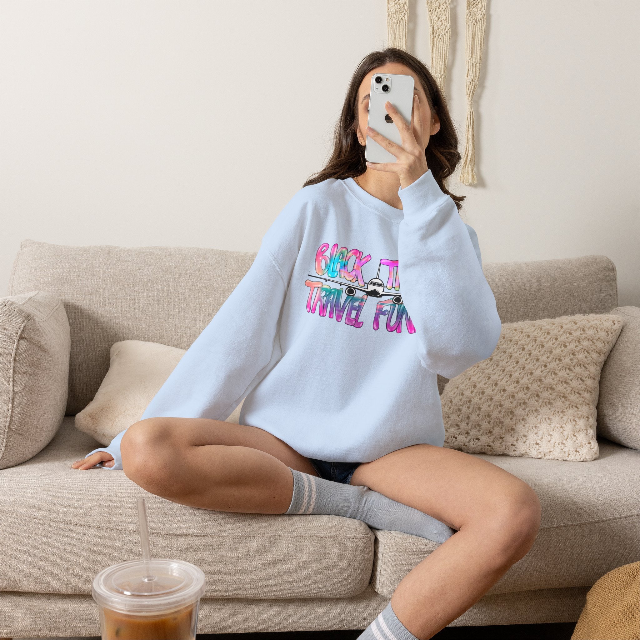 BTTF - Black Trans Travel Fund Unisex Crewneck Sweatshirt