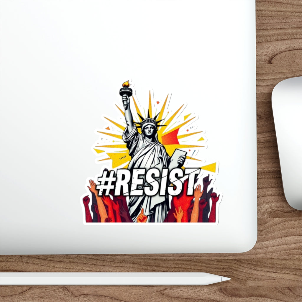 #RESIST with the Statue of Liberty Sticker - EqualiTees.Me
