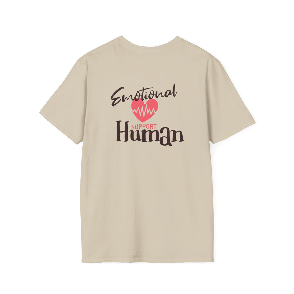 Camiseta unisex de estilo suave con mensaje de apoyo emocional