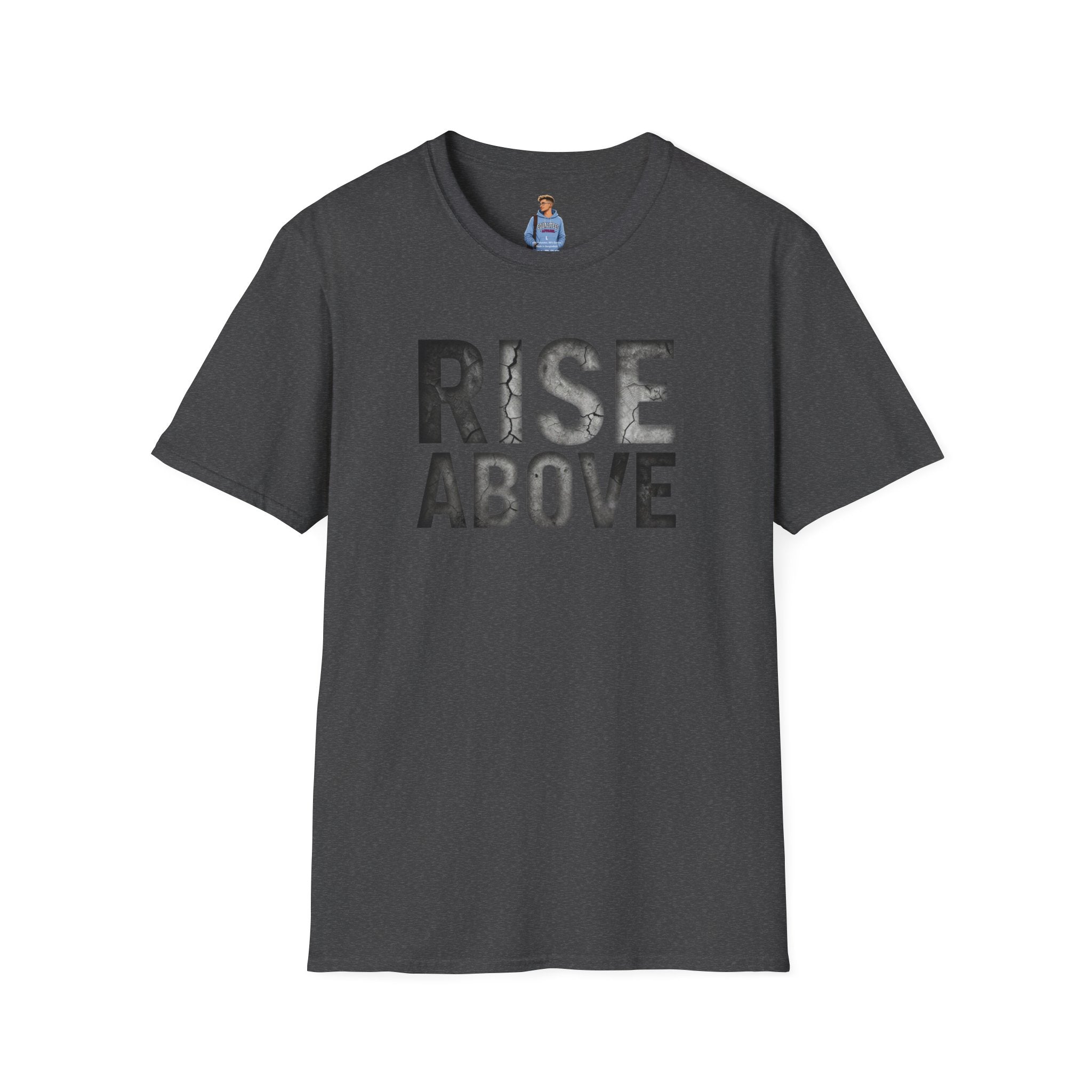 Rise Above Motivational Graphic T-Shirt