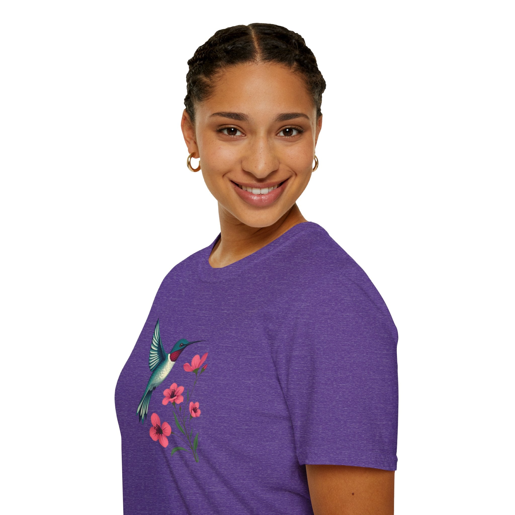 Floral Hummingbird T-Shirt