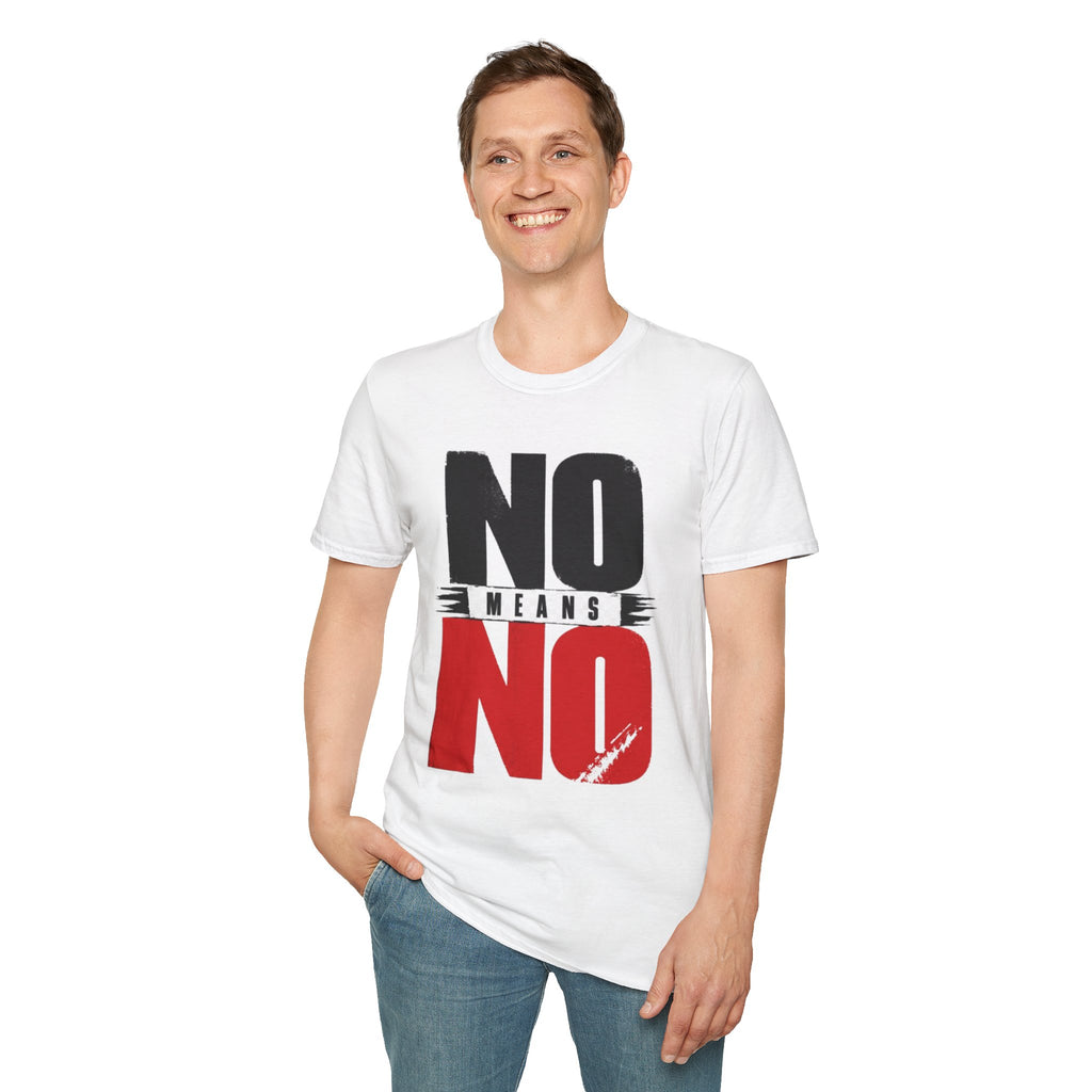 NO Means NO T-Shirt — Consent Awareness Graphic Tee