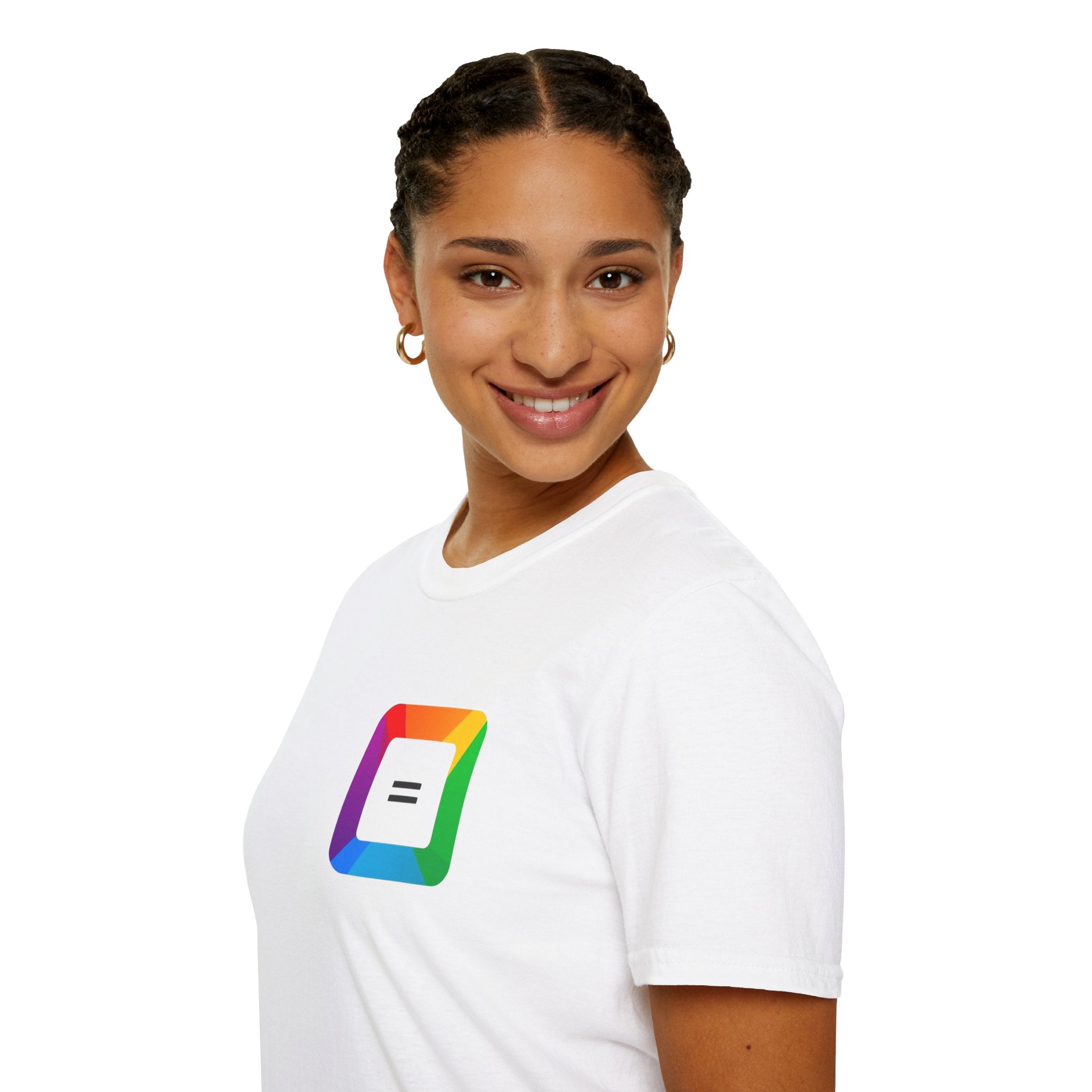 Pride-Theme Unisex Softstyle T-Shirt - "True freedom is Equality for ALL"