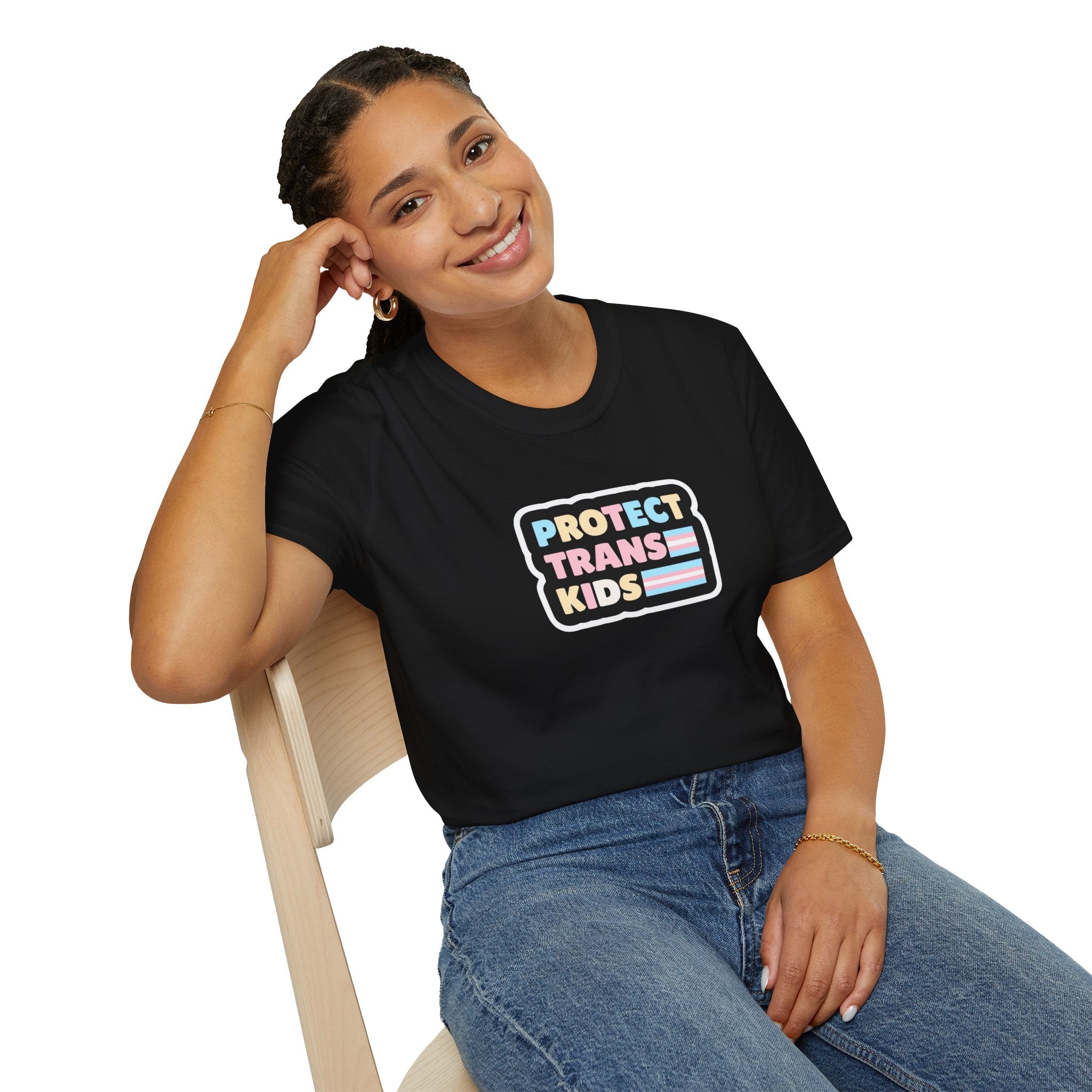 Camiseta unisex de estilo suave "Protect Trans Kids" - Empowerment &amp; Pride Apparel