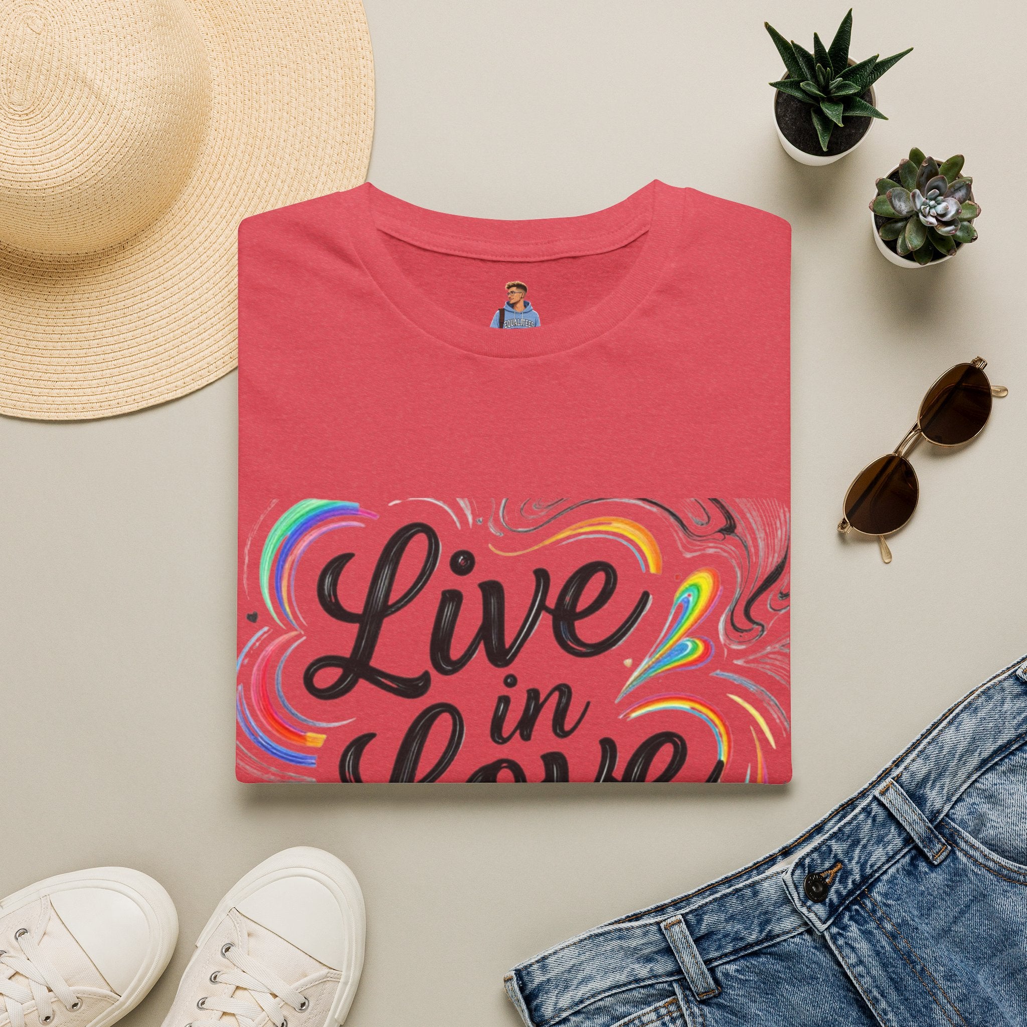 Live in Love Inspirational T-Shirt