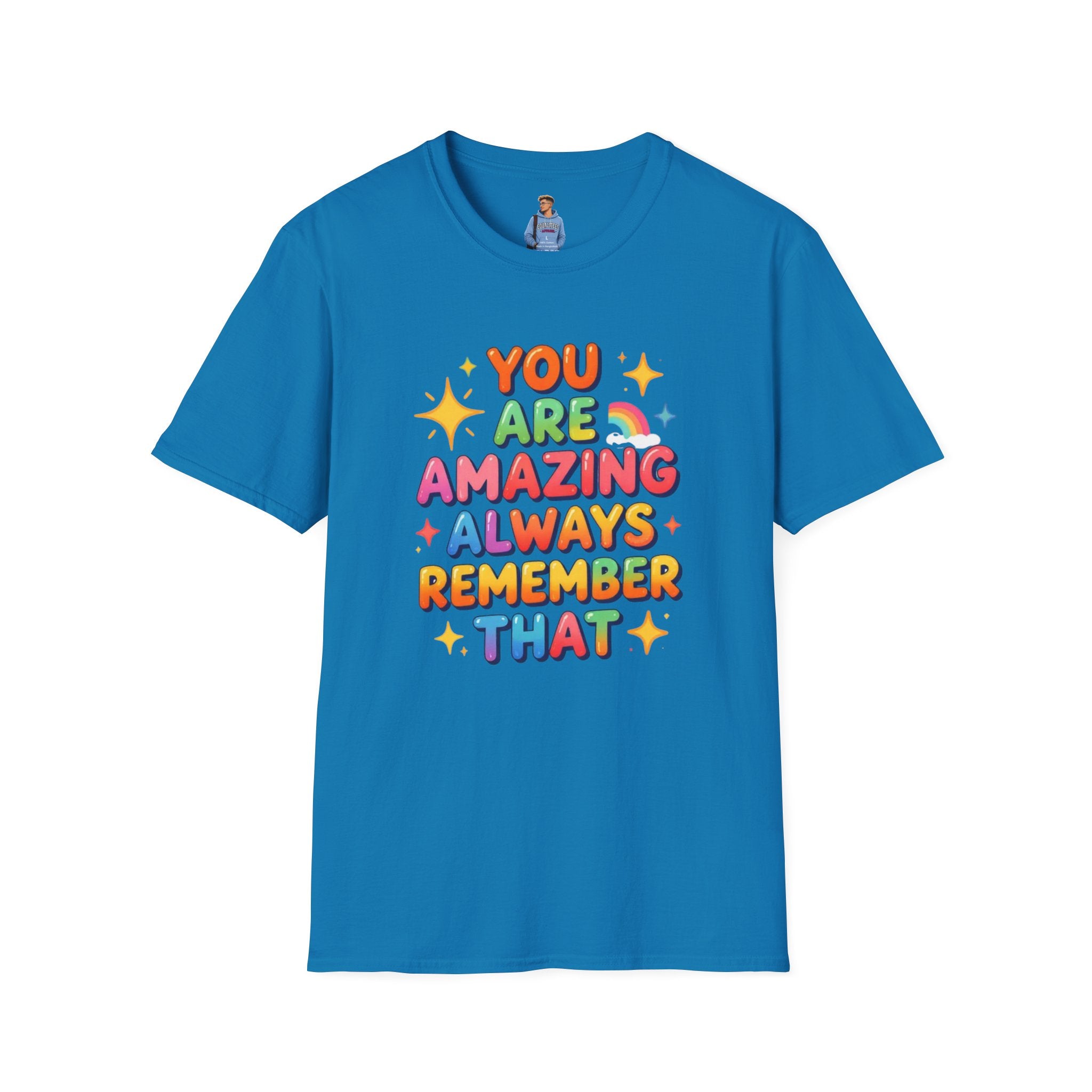 You Are Amazing T-Shirt — Colorful Inspirational Graphic Tee