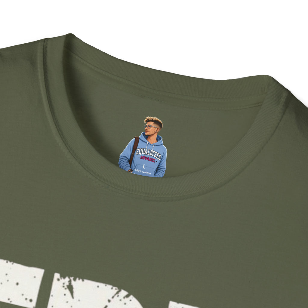 FDT Political Protest Distressed Graphic T-Shirt