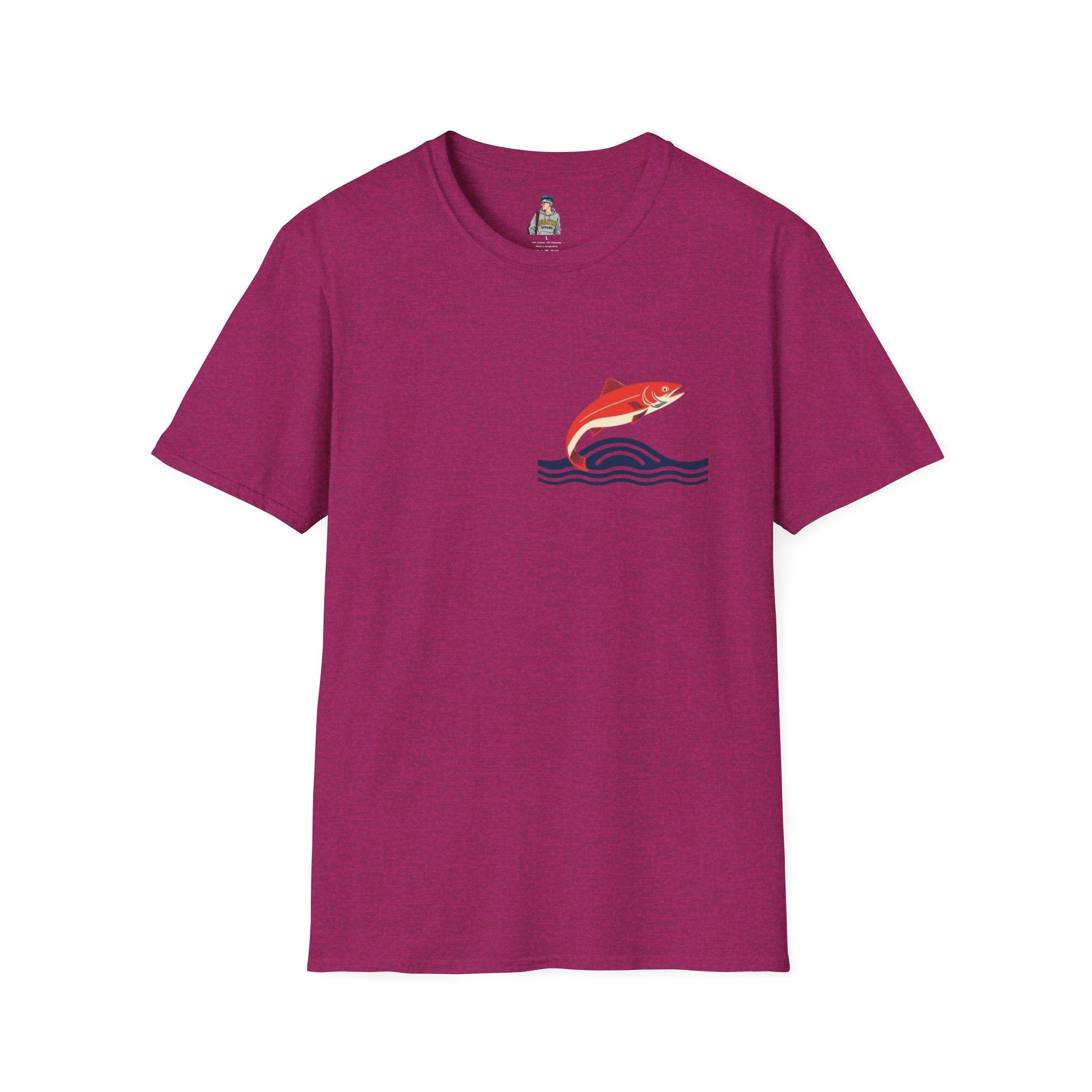 Jumping Salmon Native Pride Softstyle Unisex T-shirt