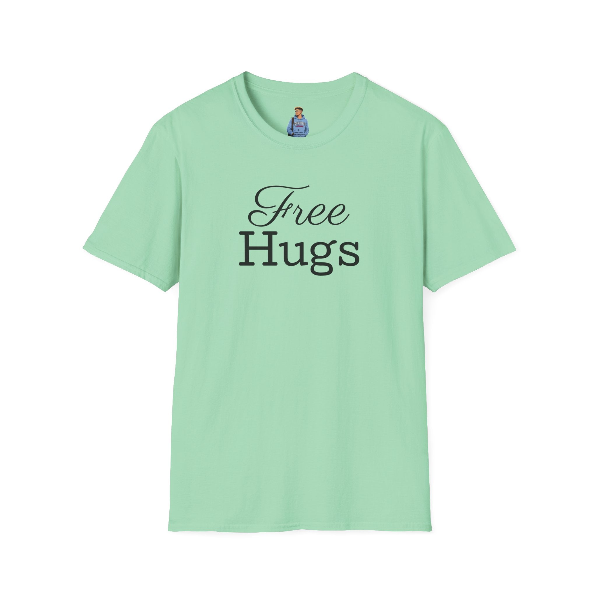 Camiseta unisex de estilo suave con mensaje de apoyo emocional