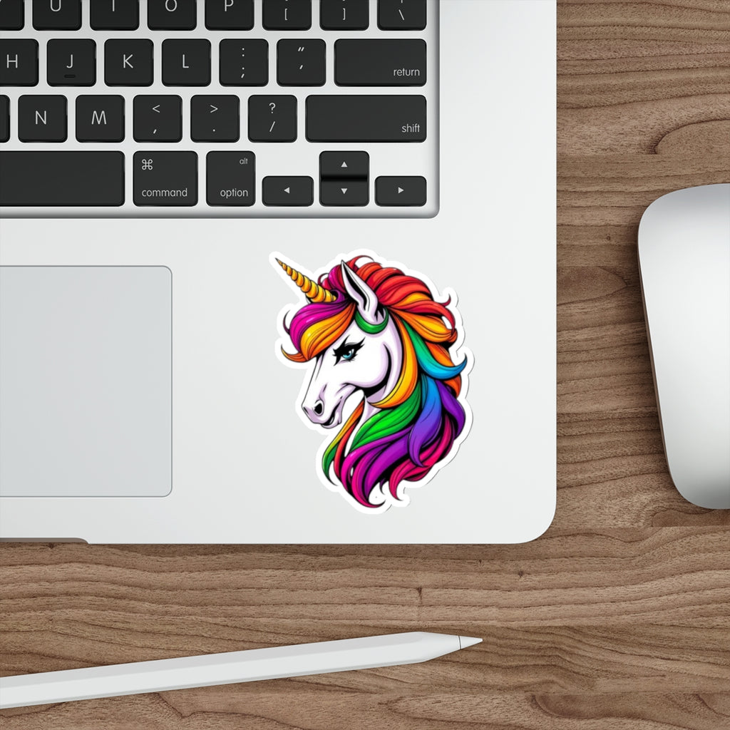Die-Cut Stickers Sassy Rainbow Unicorn - EqualiTees.Me