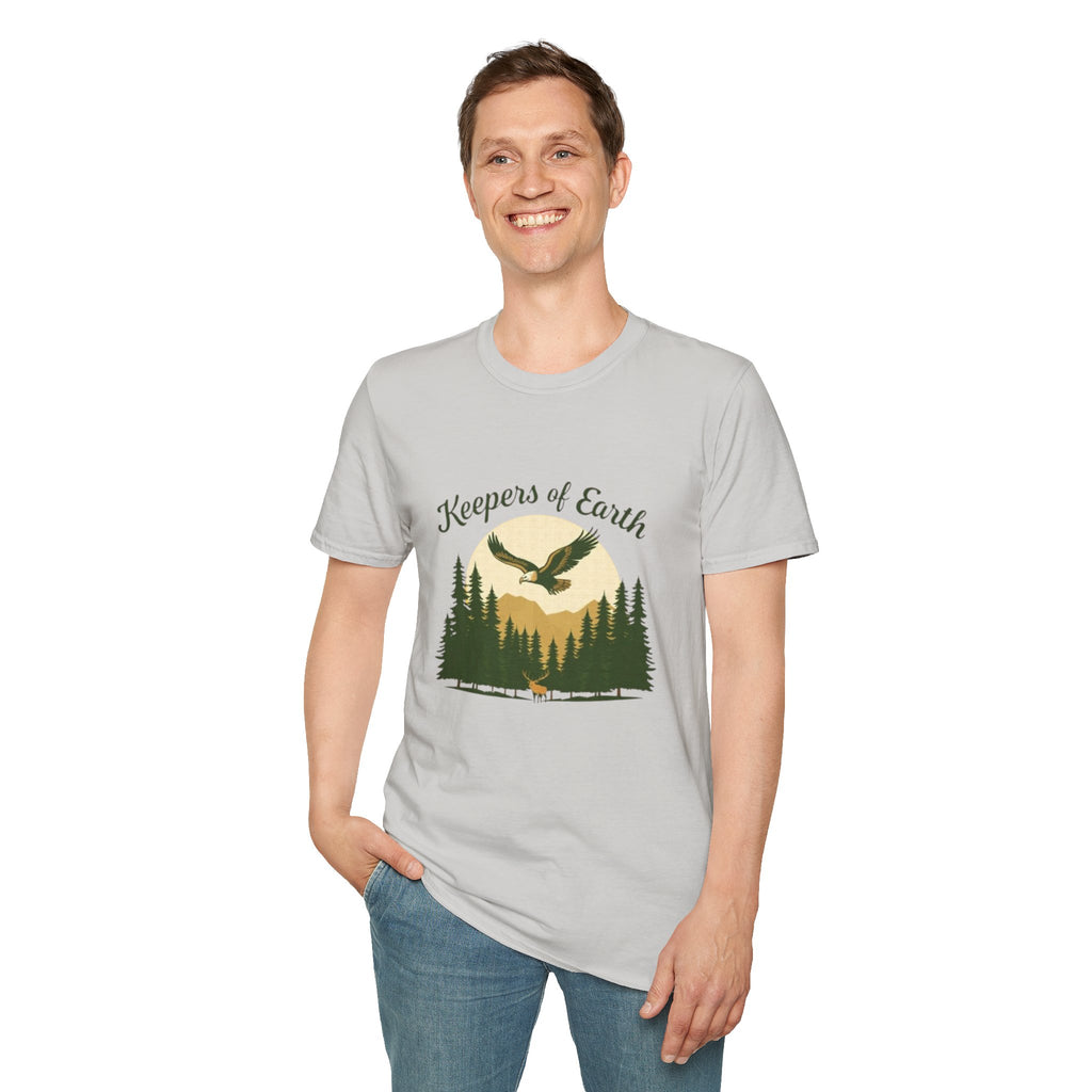 Keepers of the Earth Eagle and Elk T-shirt