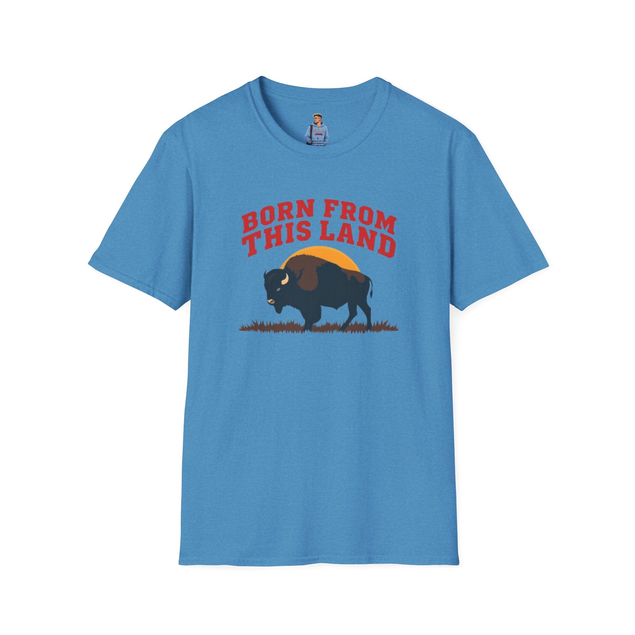 Born From this Land Native and Proud T-Shirt