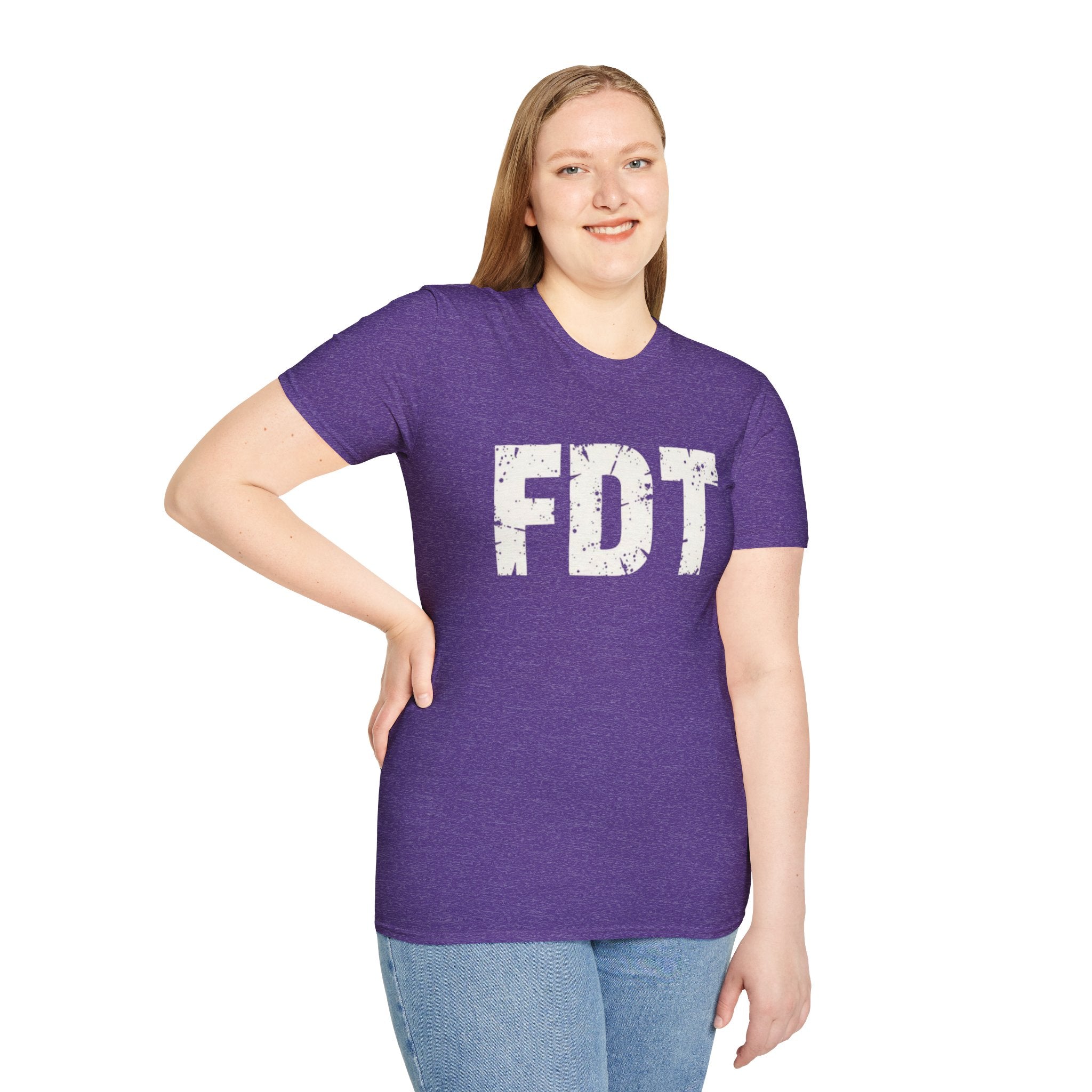 FDT Political Protest Distressed Graphic T-Shirt