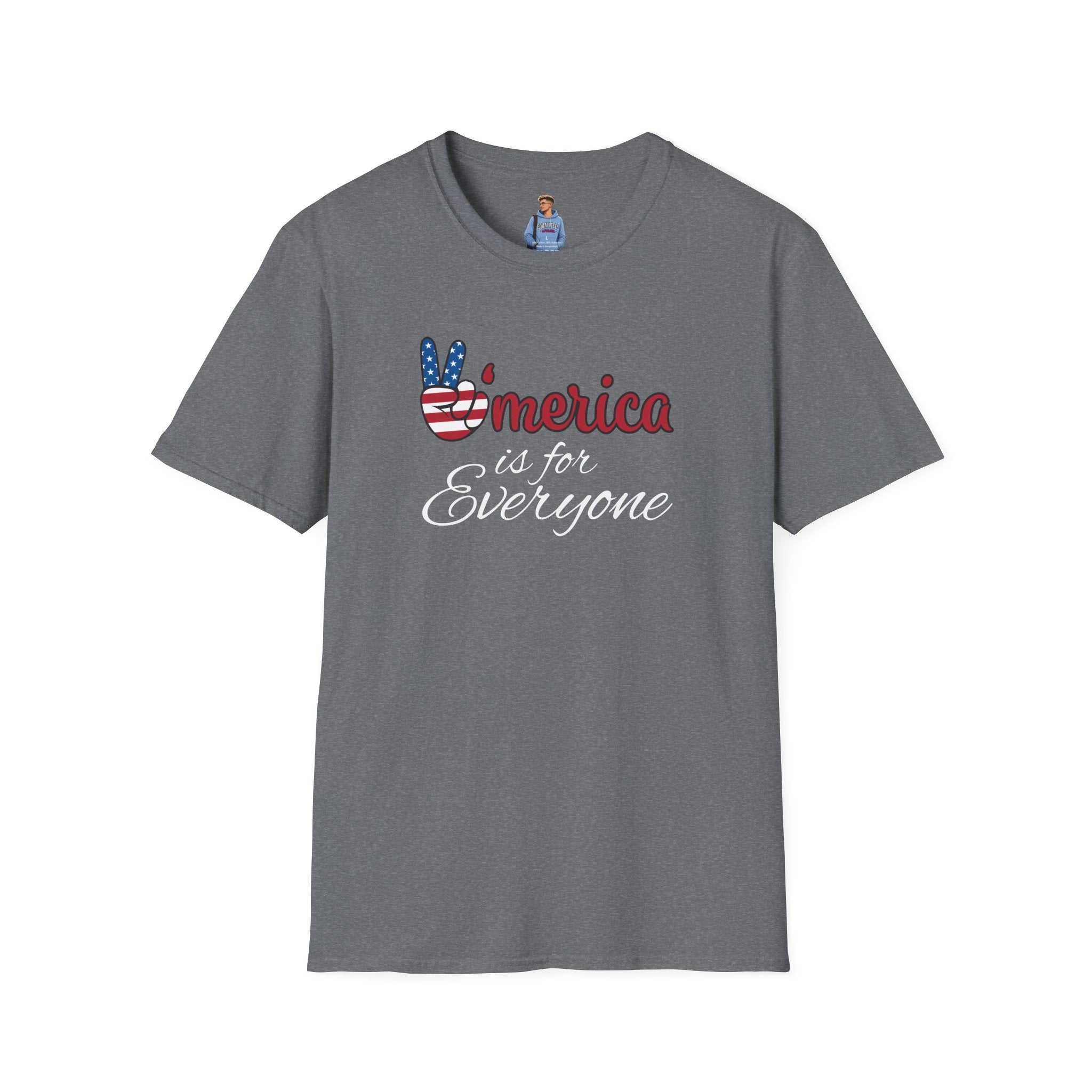 'América es para todos' - Camiseta unisex Softstyle