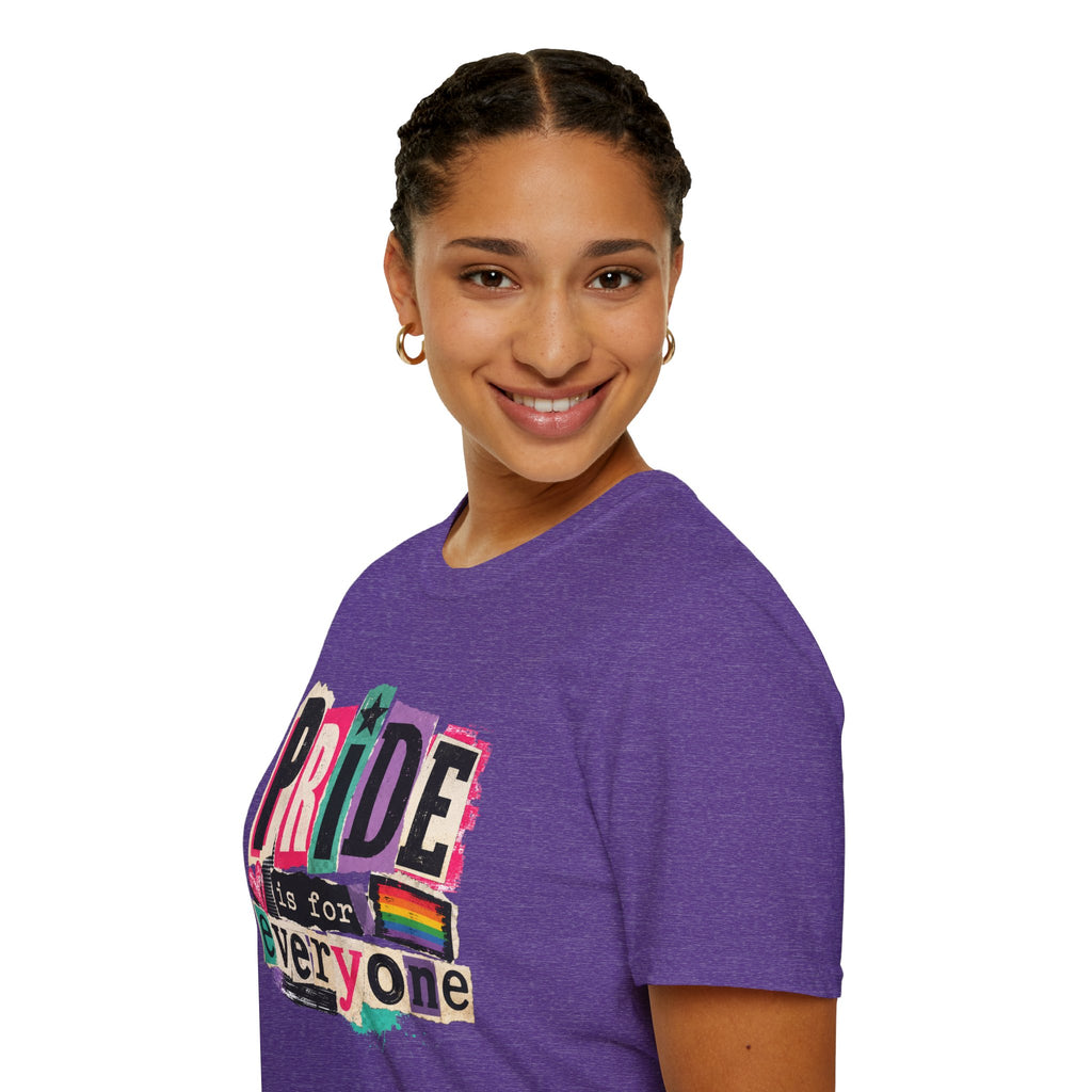 Pride Is for Everyone T-Shirt — Colorful LGBTQ+ Ally Tee