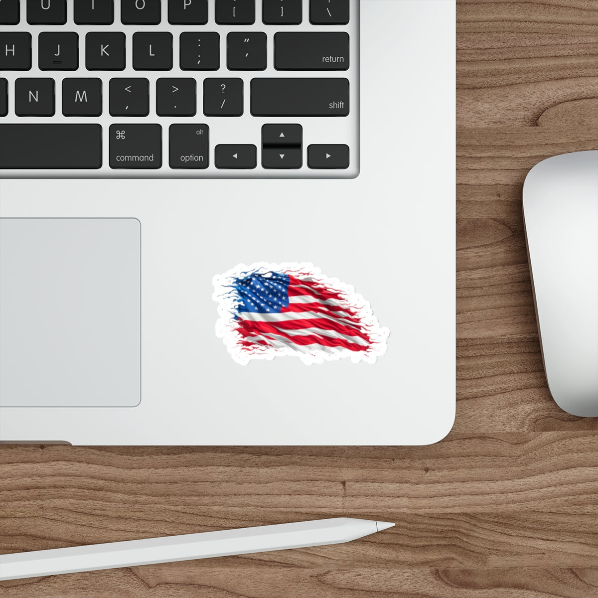 Die-Cut Stickers - American Flag Art - EqualiTees.Me