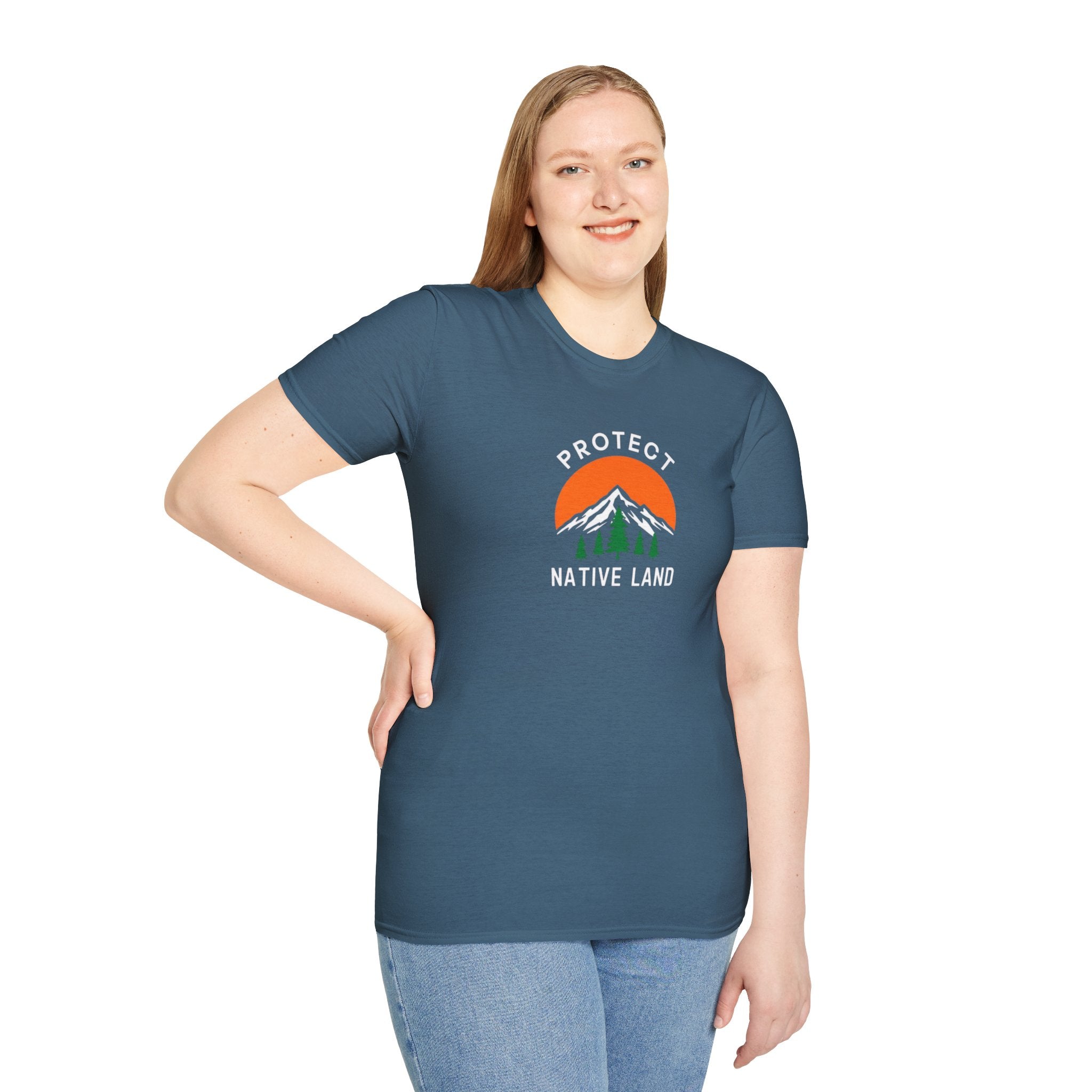 Protect Native Land Softstyle Unisex T-shirt