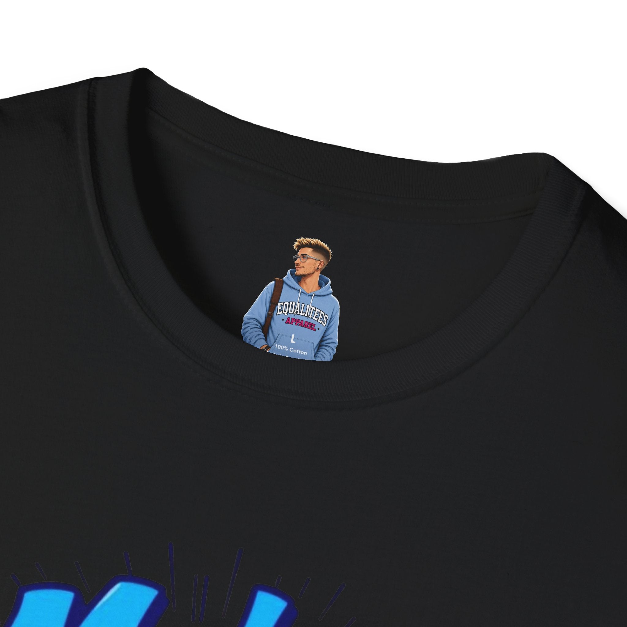 Make Good Trouble Blue Graphic Unisex T-Shirt - Fun & Bold Design for Everyday Wear