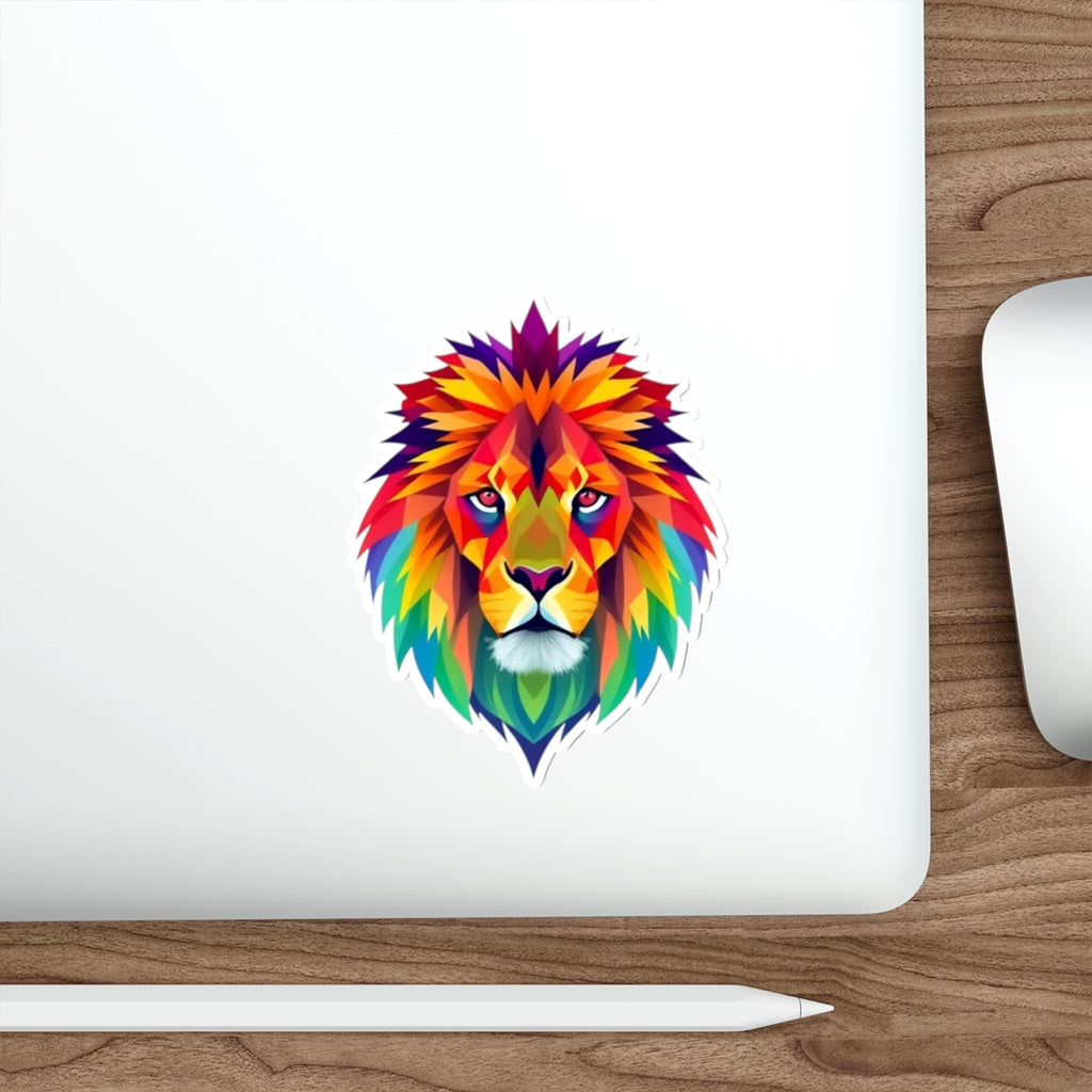 Pegatinas troqueladas - Pride Lion