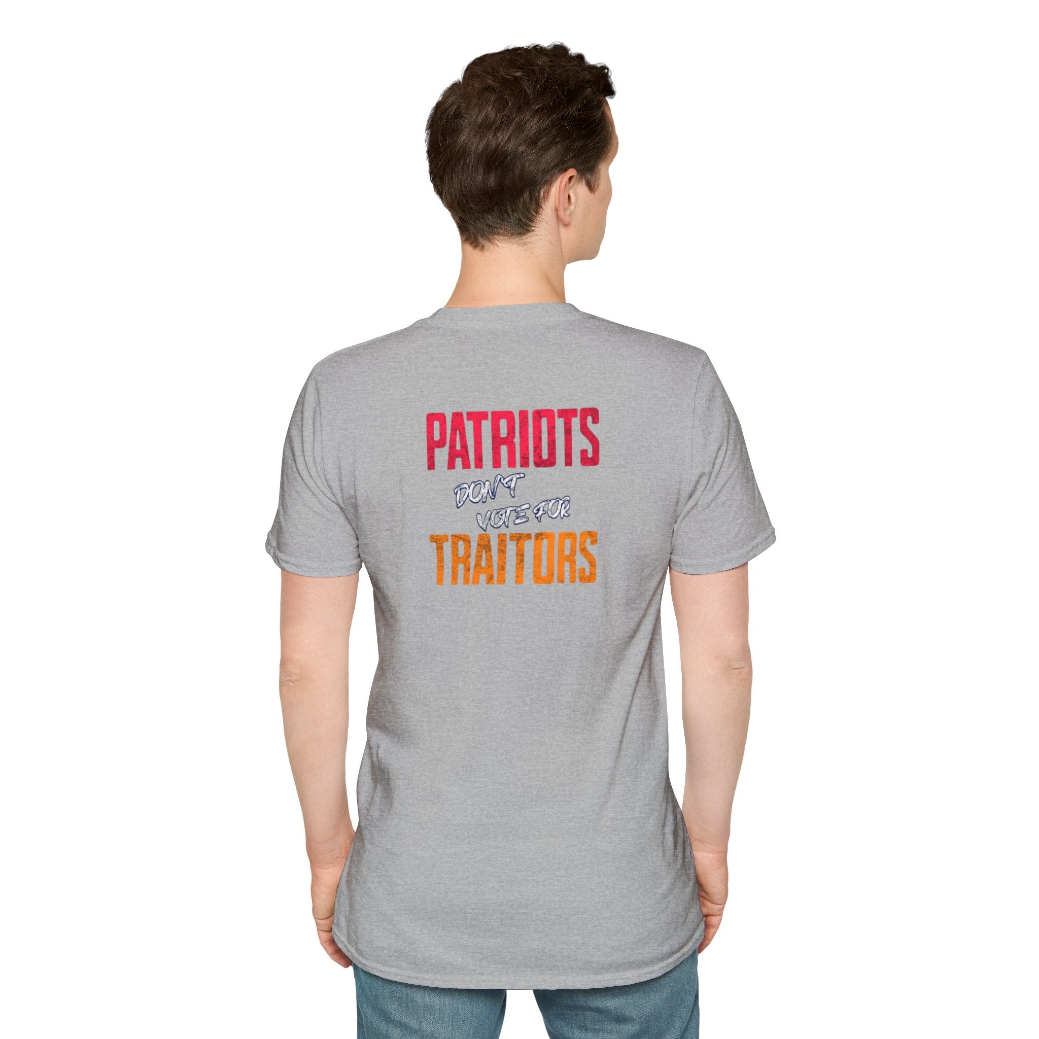 Americans Against MAGA Red Patriots Unisex Softstyle T-Shirt