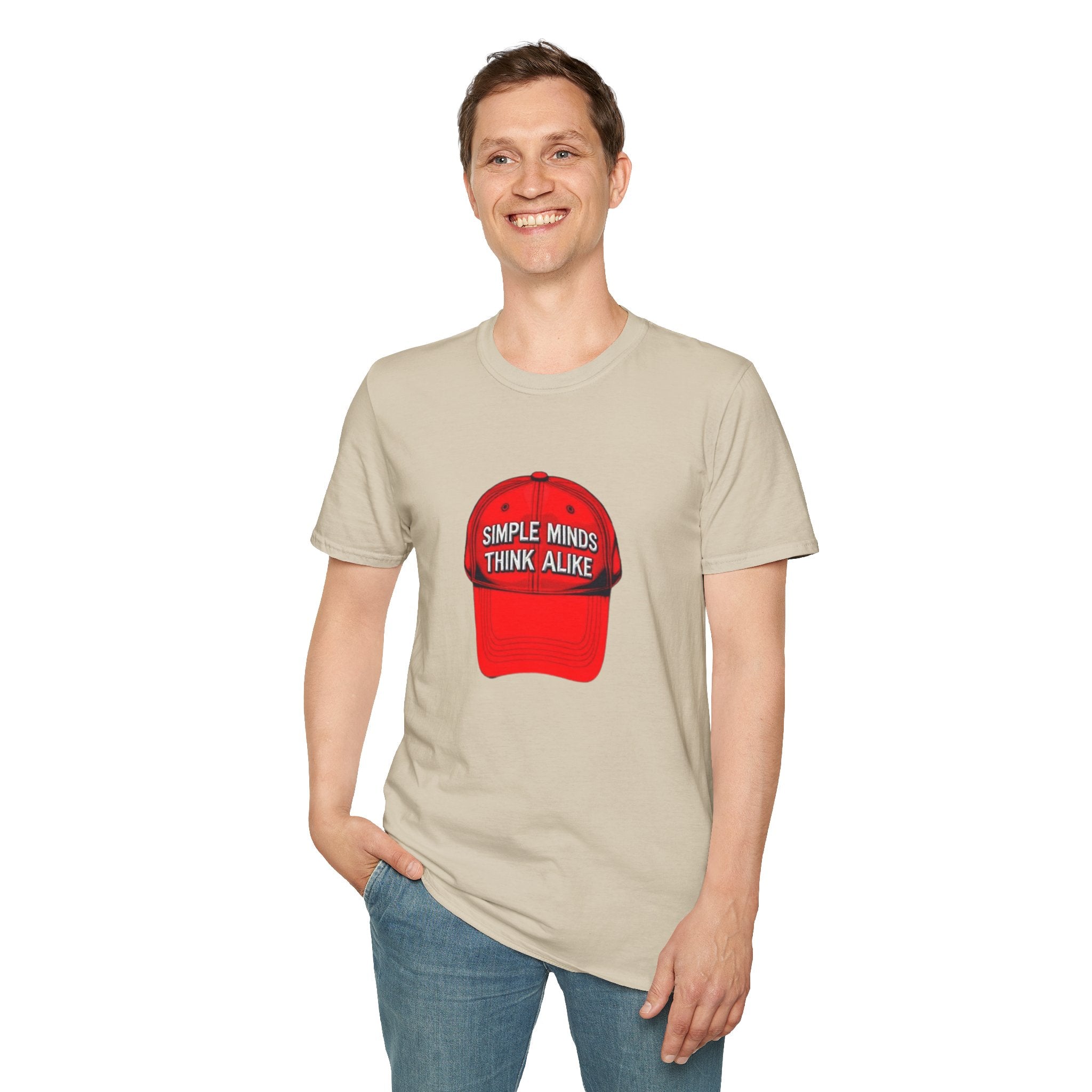 Simple Minds Think Alike T-Shirt' & 'Make America Think Again' Graphic Tee