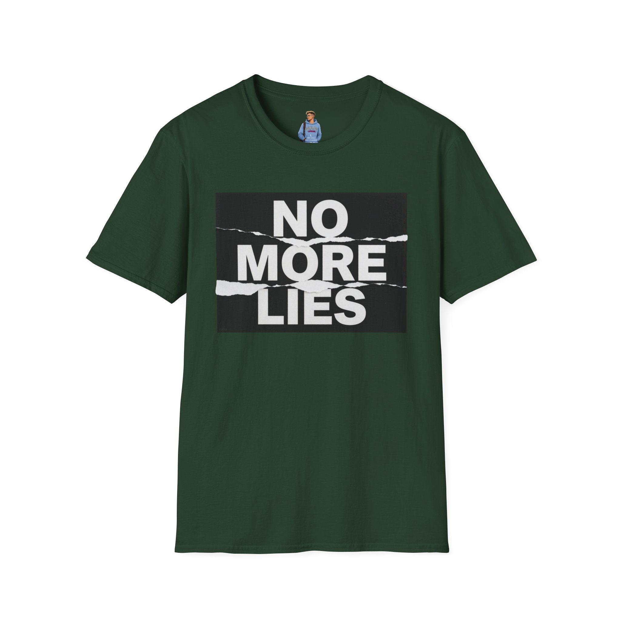 No More Lies T-Shirt — Bold Protest Graphic Tee