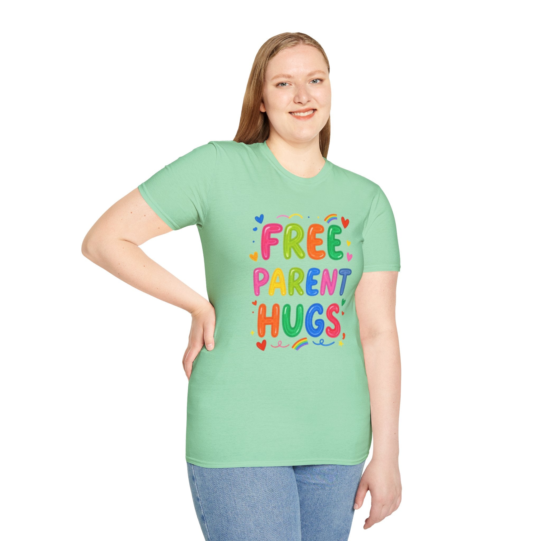 Free Parent Hugs Affirming T-Shirt