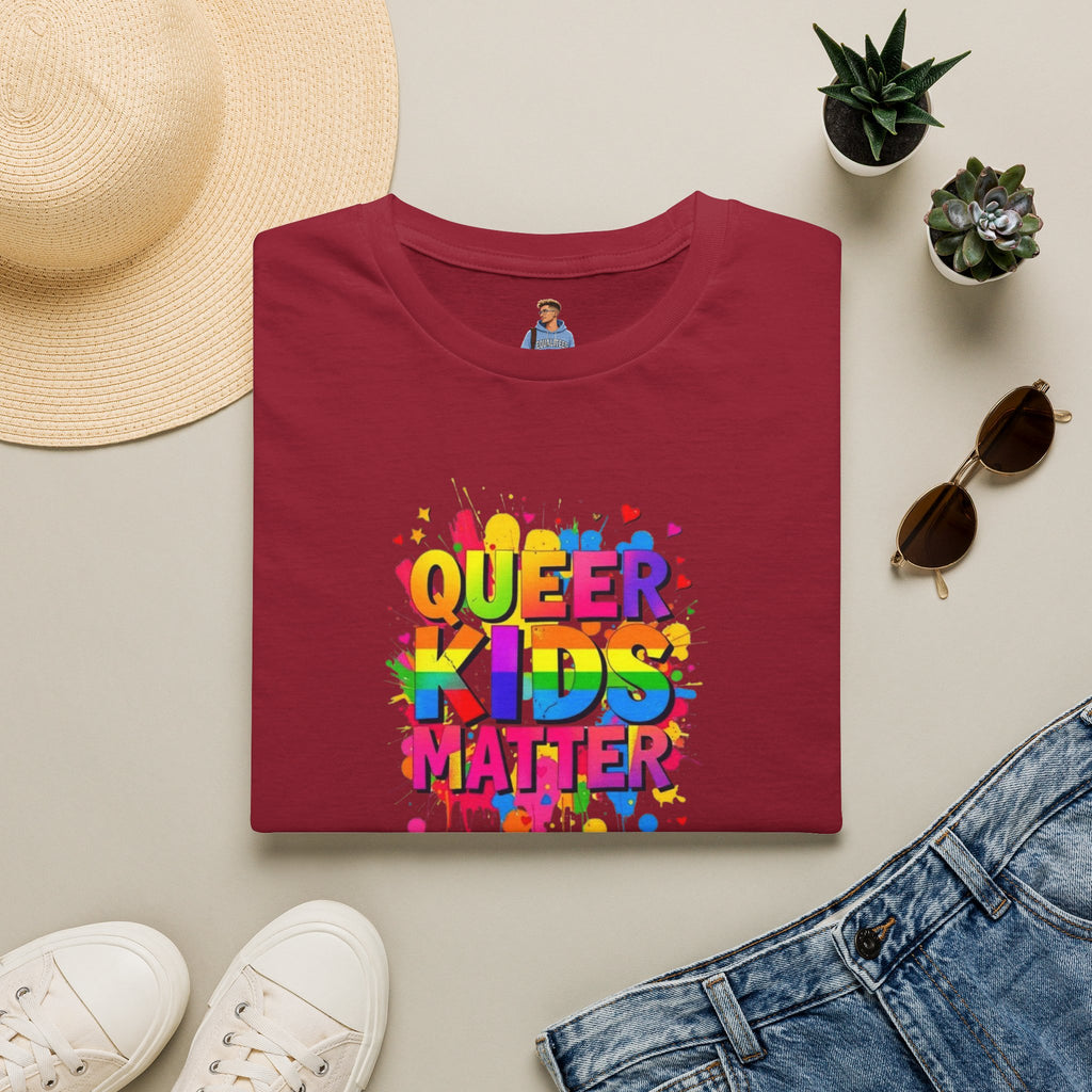 Queer Kids Matter Unisex Softstyle T-Shirt - Celebrate Inclusivity & Pride
